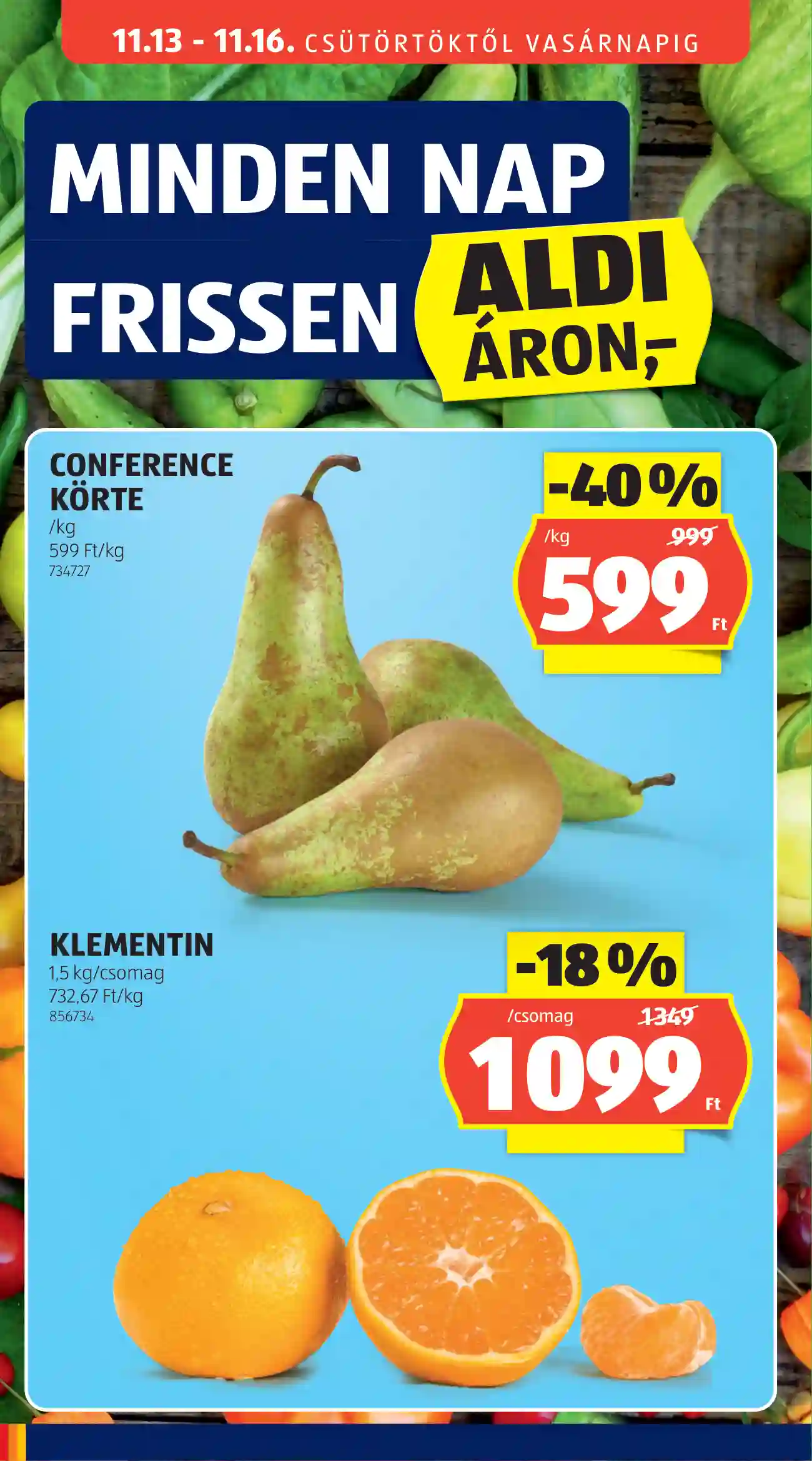 Aldi akciós újság 46. hét (6 oldal)