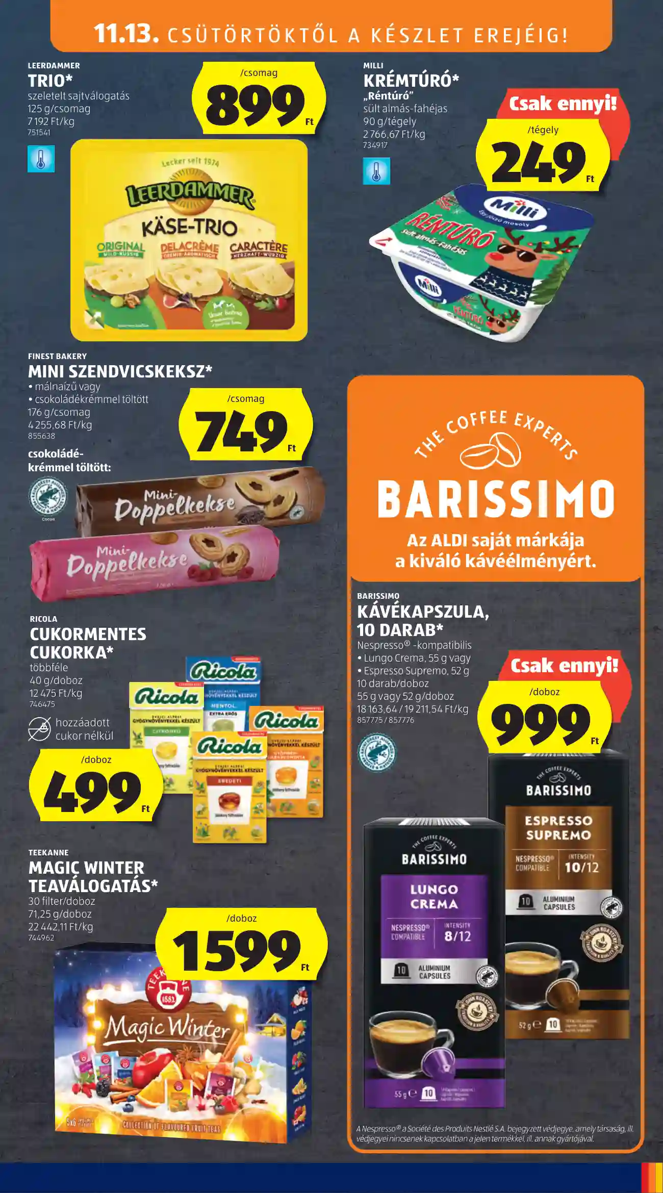Aldi akciós újság 46. hét (16 oldal)