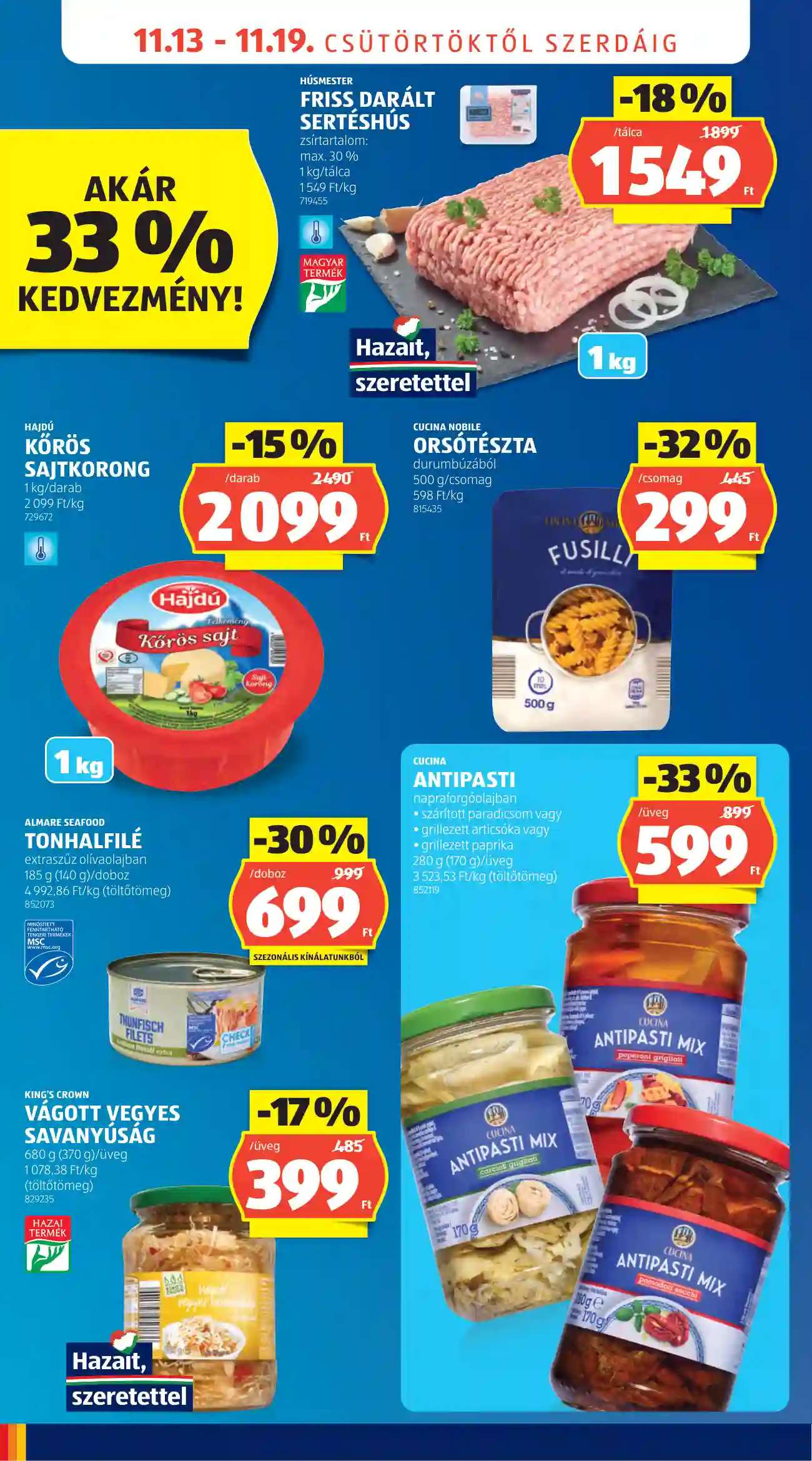 Aldi akciós újság 46. hét (8 oldal)