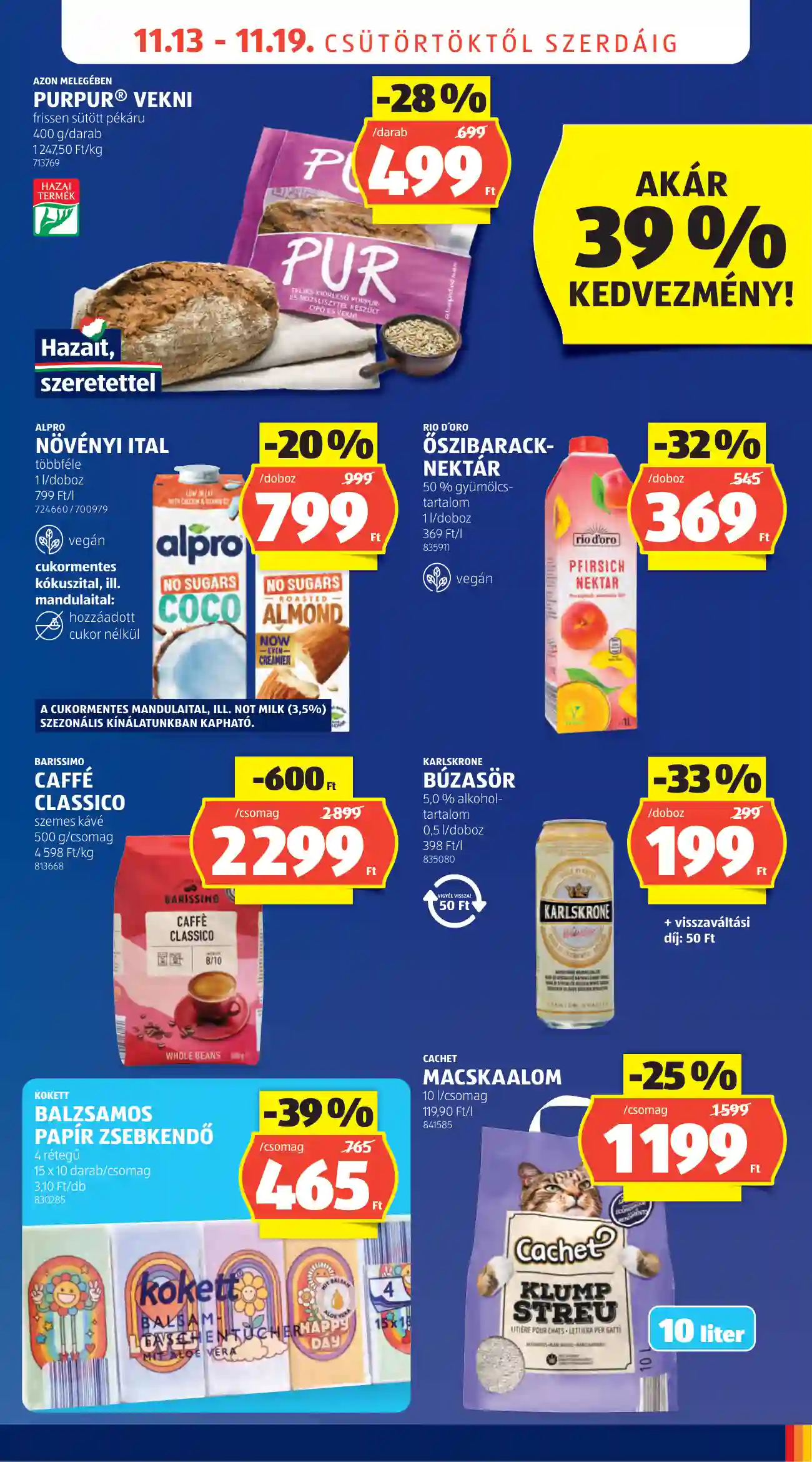 Aldi akciós újság 46. hét (9 oldal)