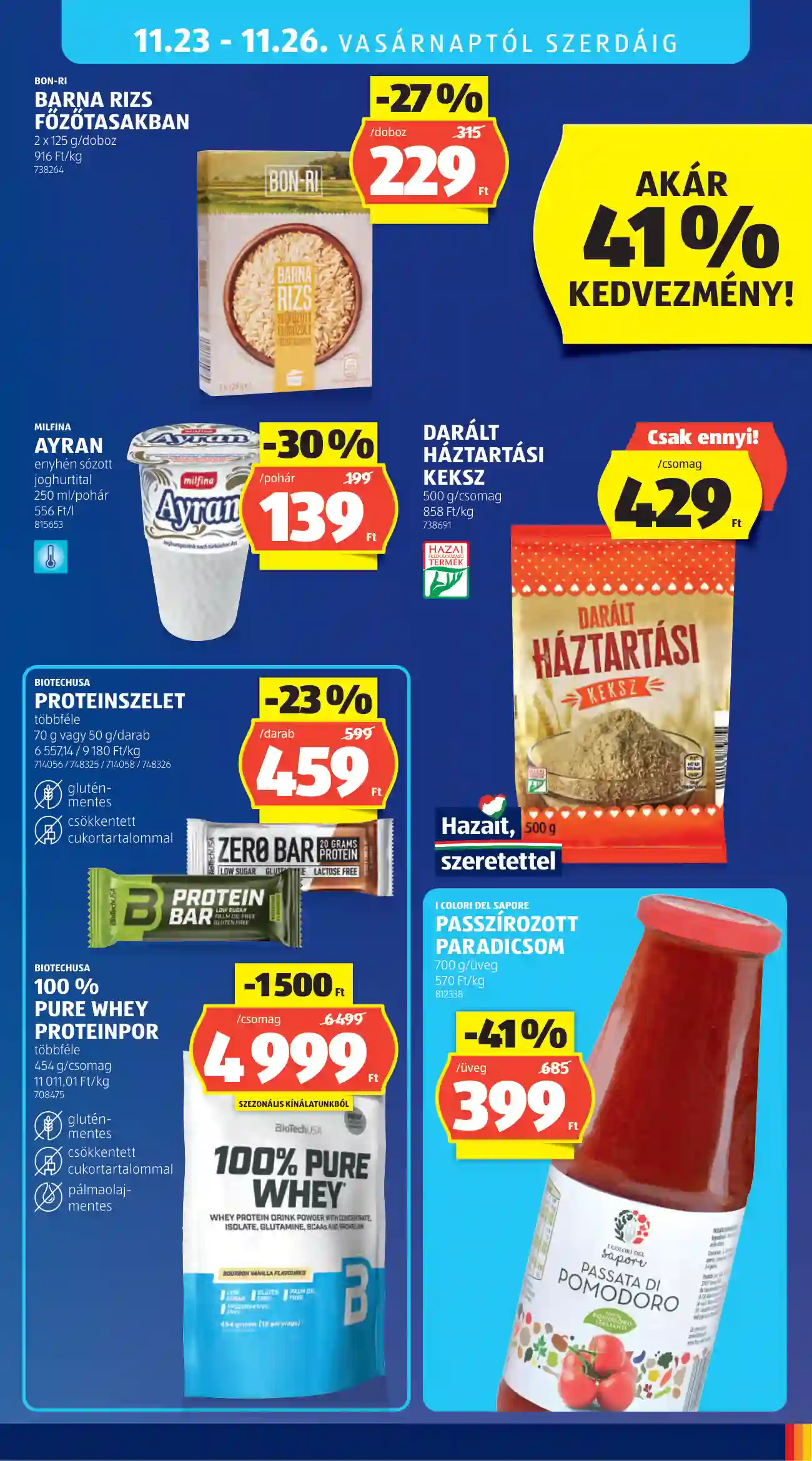 Aldi akciós újság 47. hét (29 oldal)