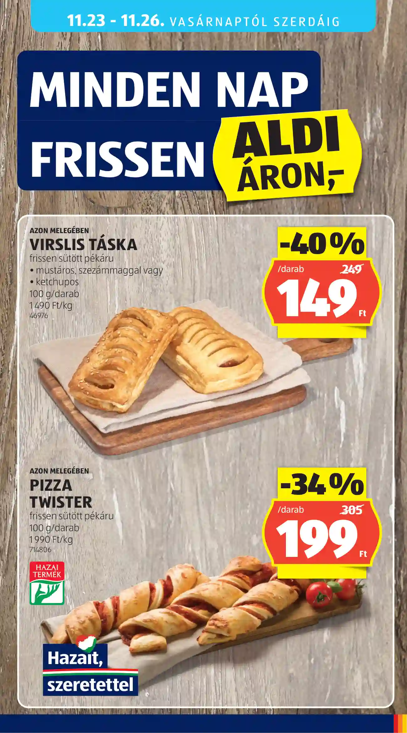 Aldi akciós újság 47. hét (33 oldal)
