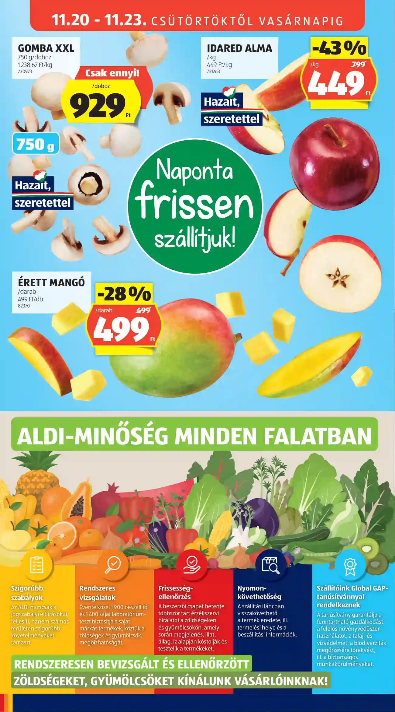 Aldi akciós újság 47. hét (46 oldal)