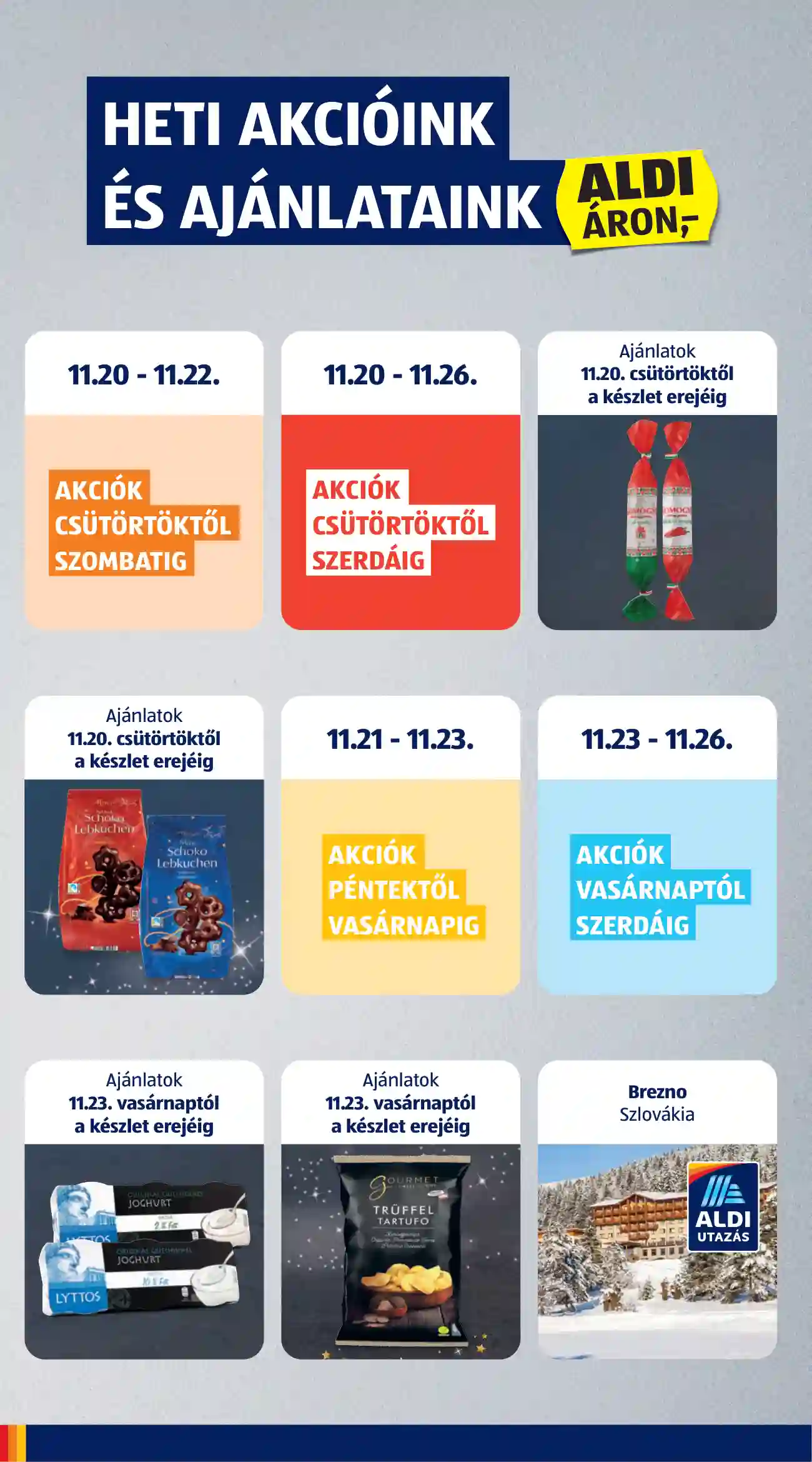 Aldi akciós újság 47. hét (2 oldal)