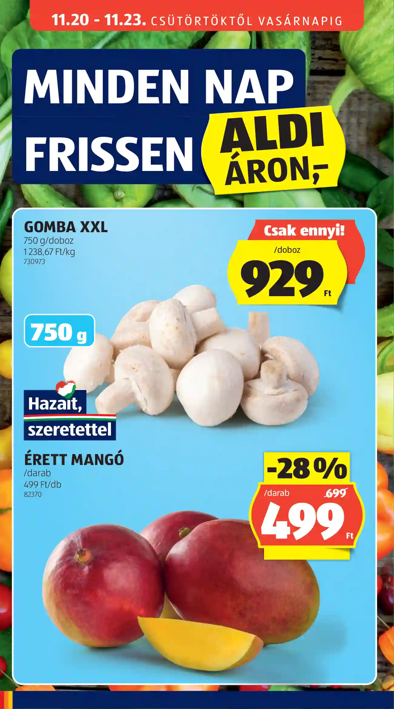 Aldi akciós újság 47. hét (4 oldal)