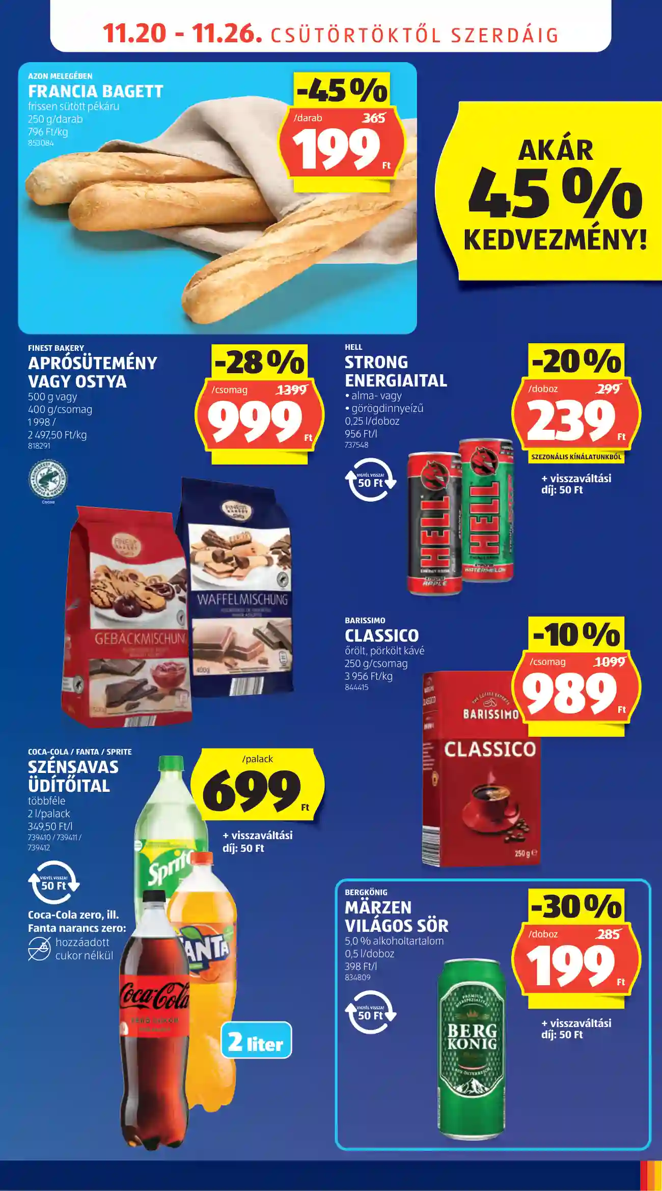 Aldi akciós újság 47. hét (7 oldal)