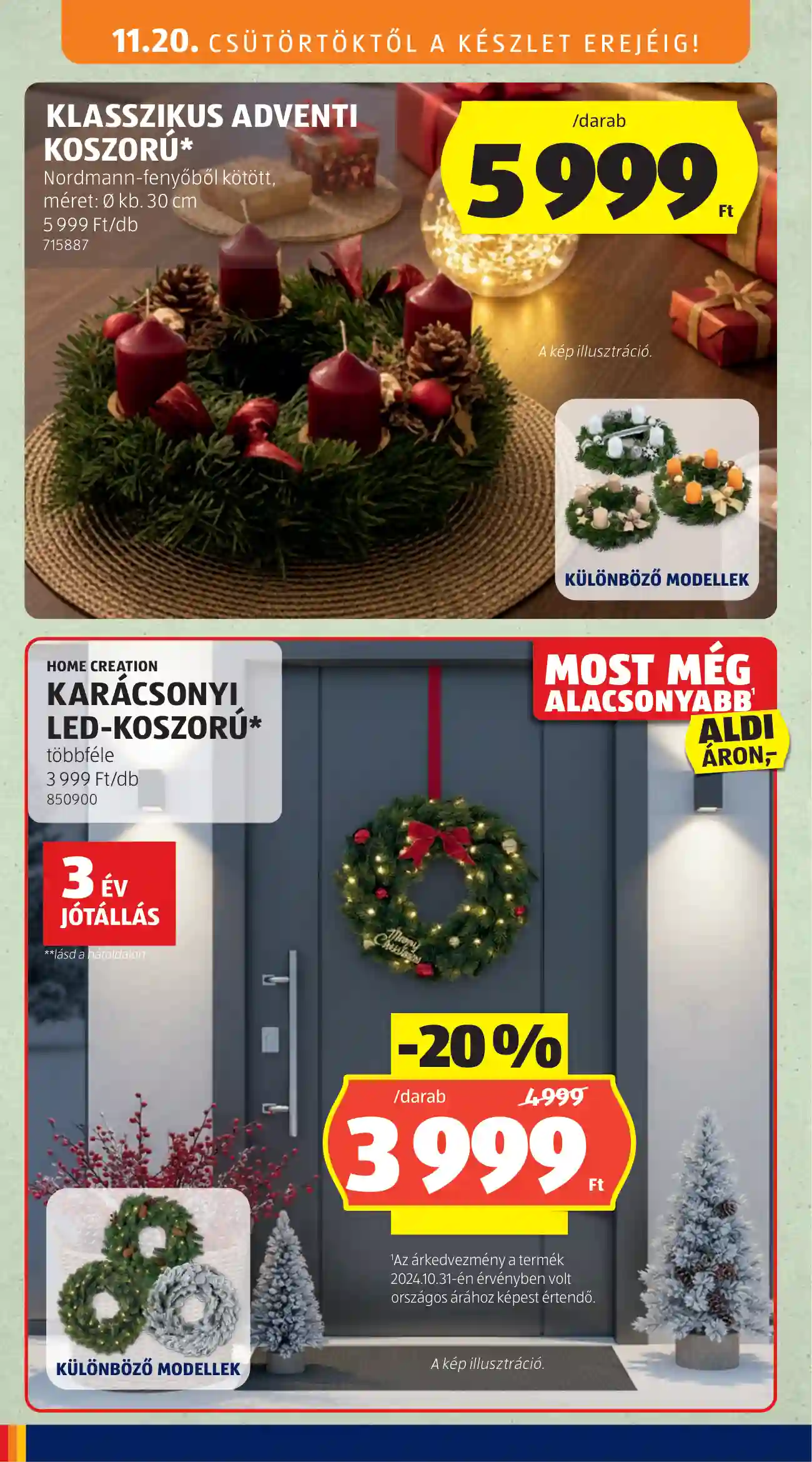 Aldi akciós újság 47. hét (24 oldal)