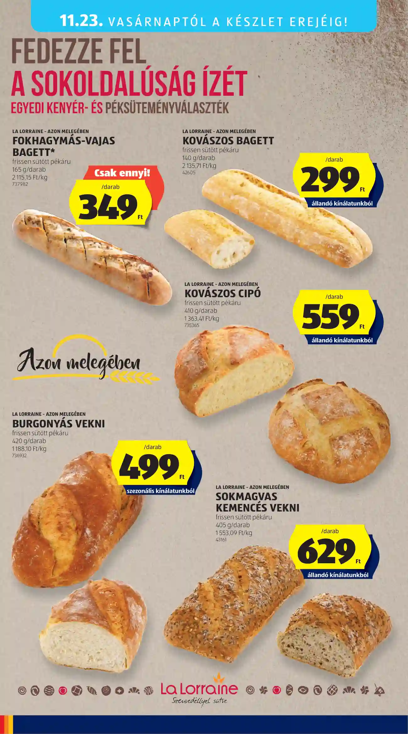 Aldi akciós újság 47. hét (30 oldal)