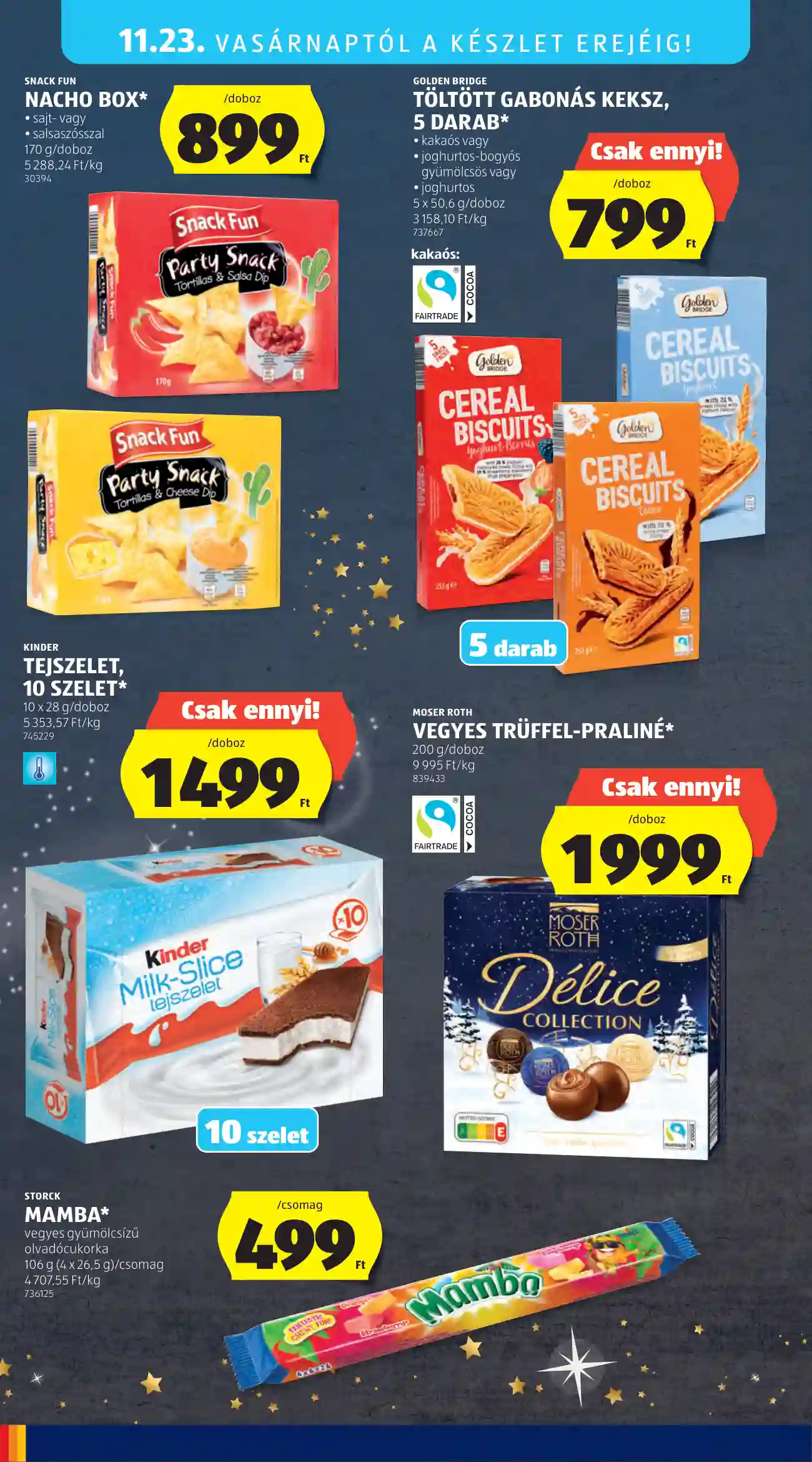 Aldi akciós újság 47. hét (37 oldal)
