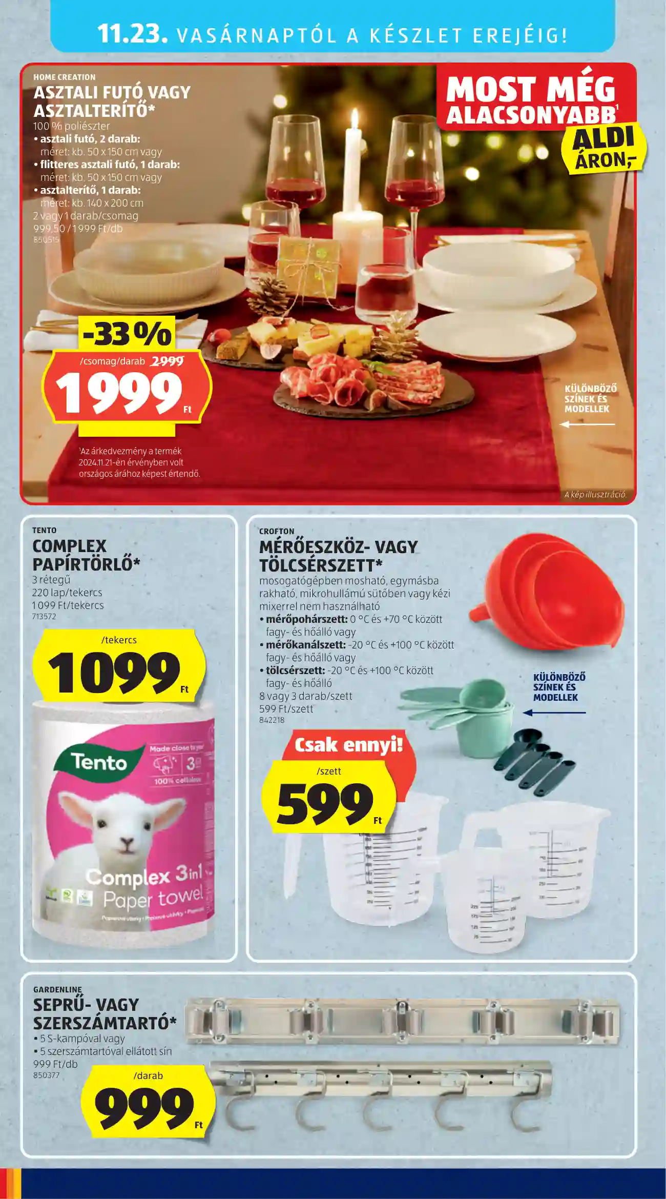 Aldi akciós újság 47. hét (48 oldal)