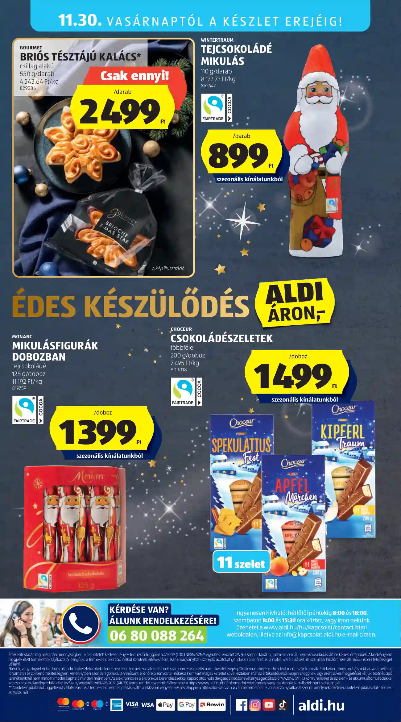 Aldi akciós újság 48. hét (61 oldal)