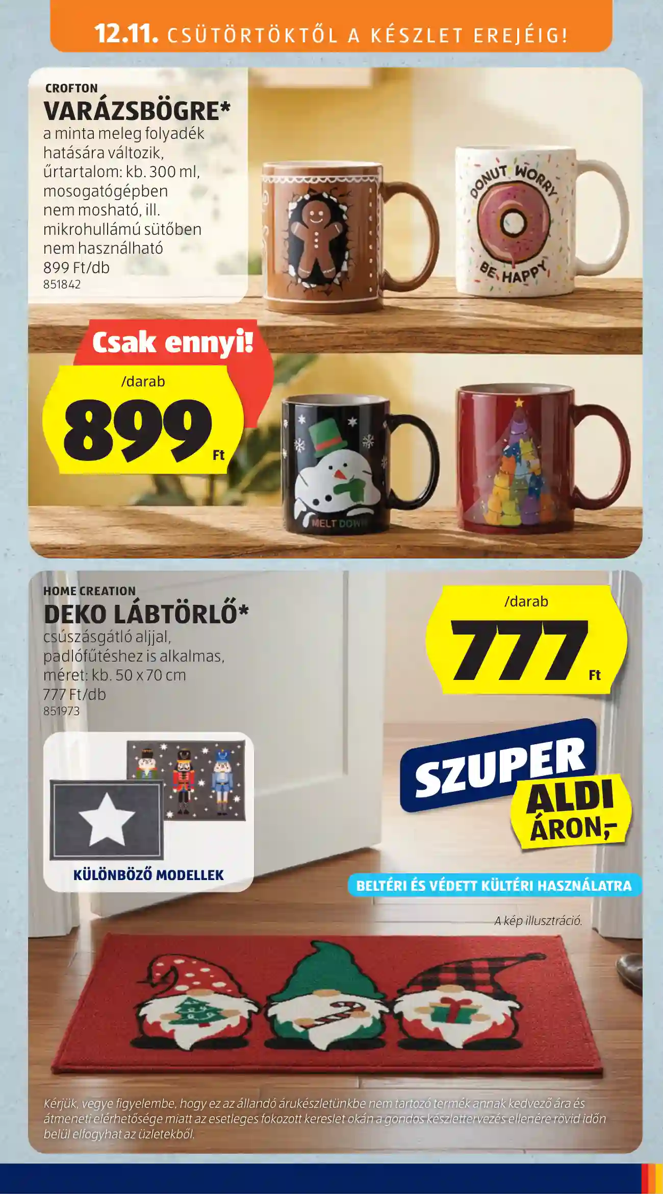 Aldi akciós újság 51. hét (35 oldal)