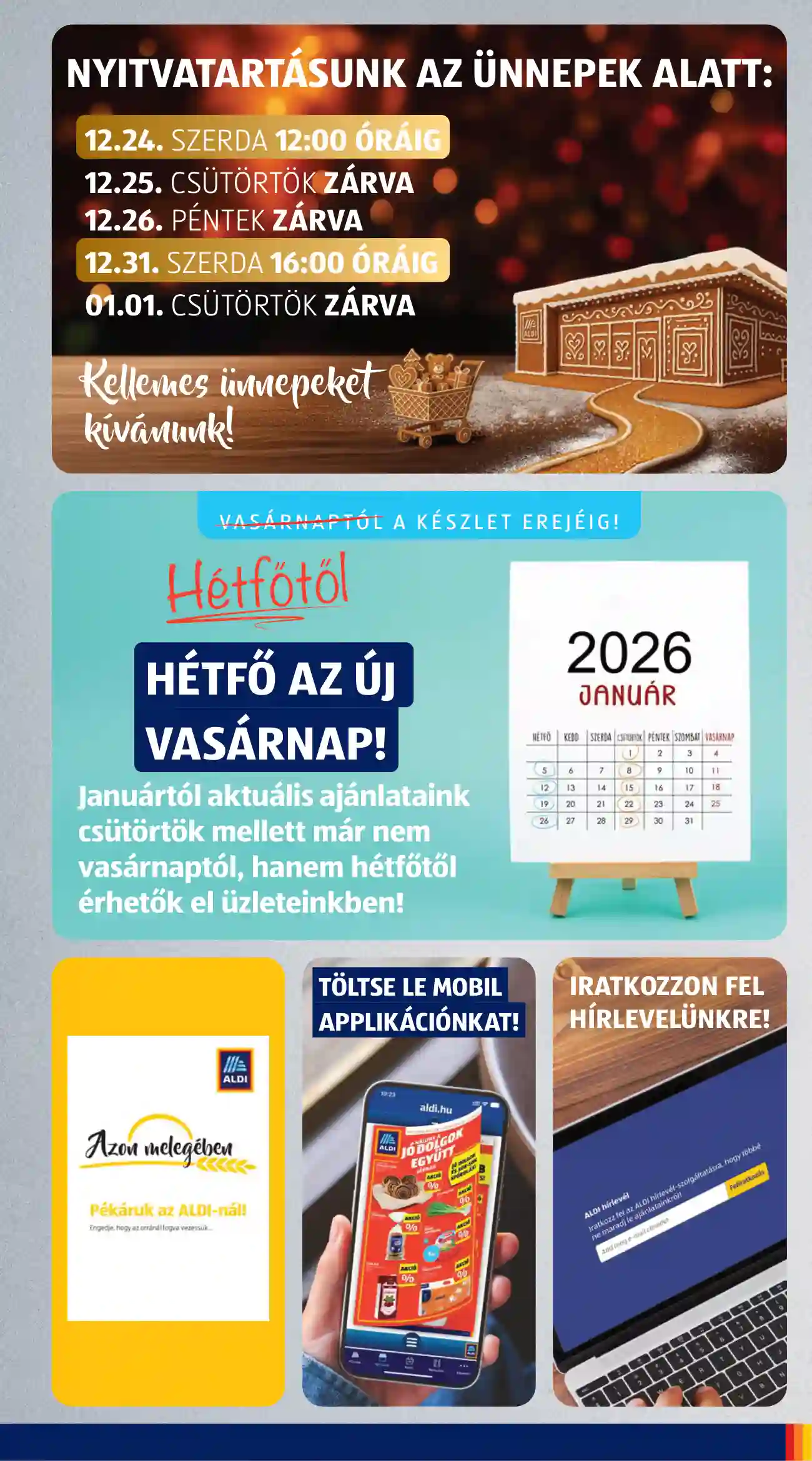 Aldi akciós újság 51. hét (13 oldal)