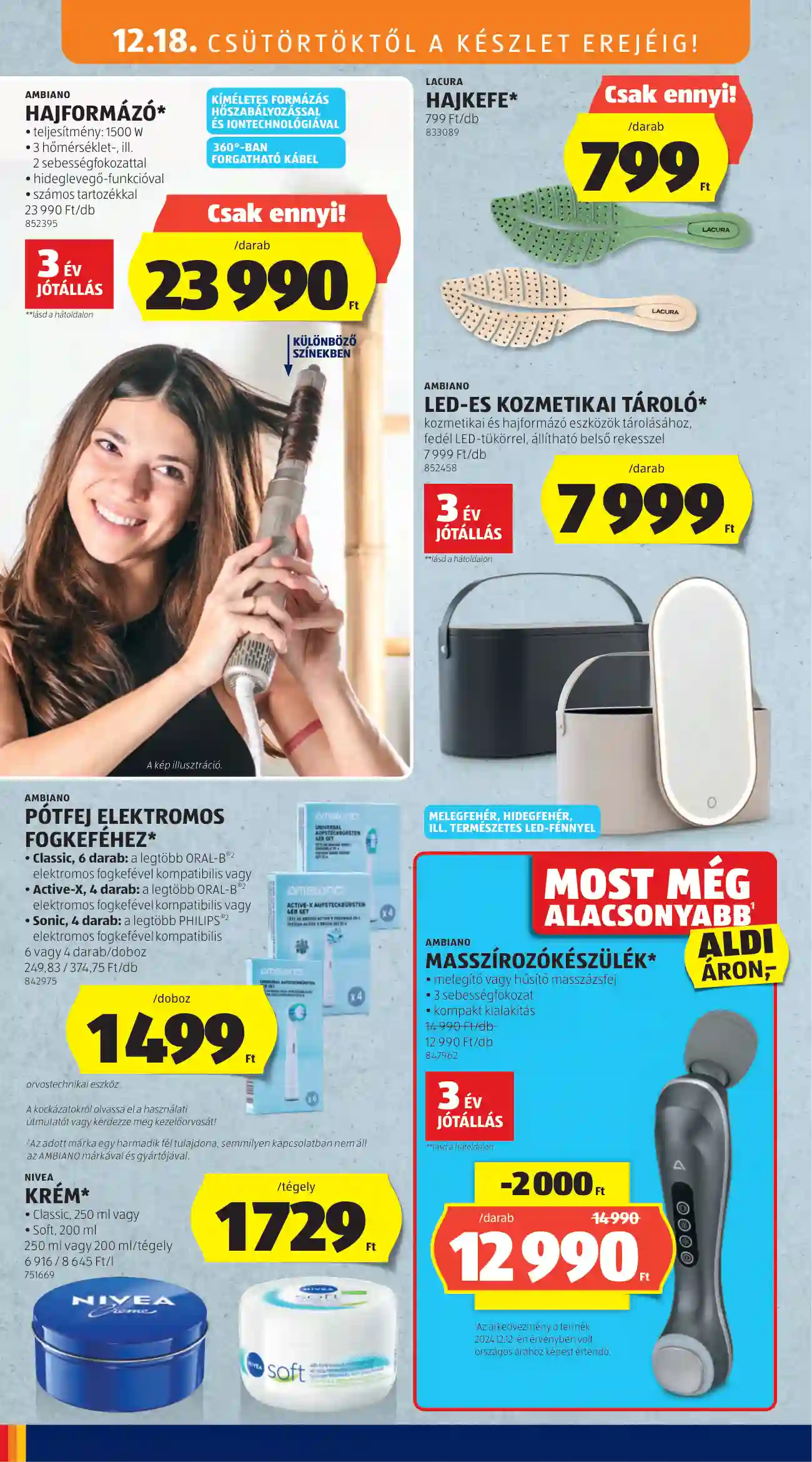 Aldi akciós újság 51. hét (23 oldal)