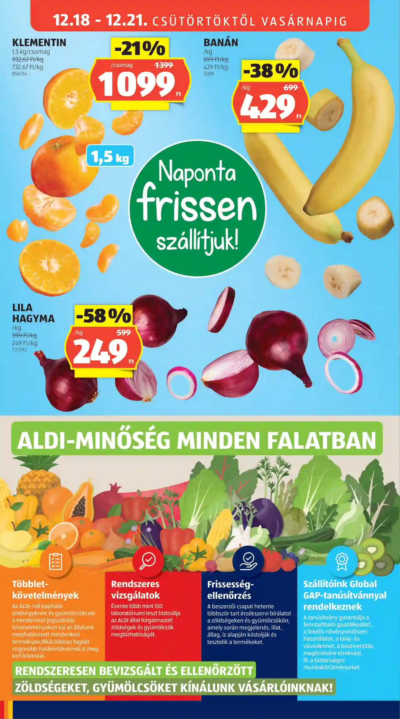 Aldi akciós újság 51. hét (56 oldal)