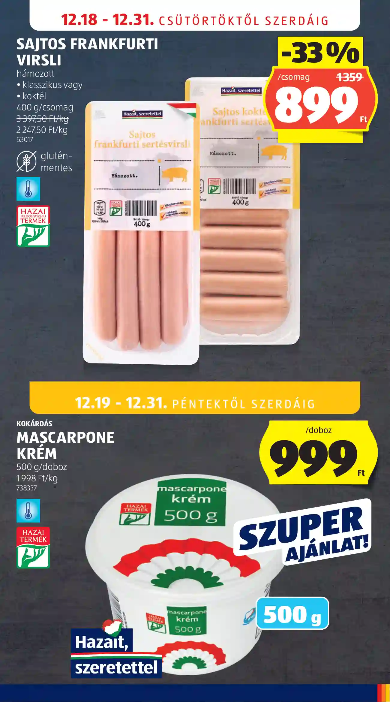 Aldi akciós újság 52. hét (9 oldal)