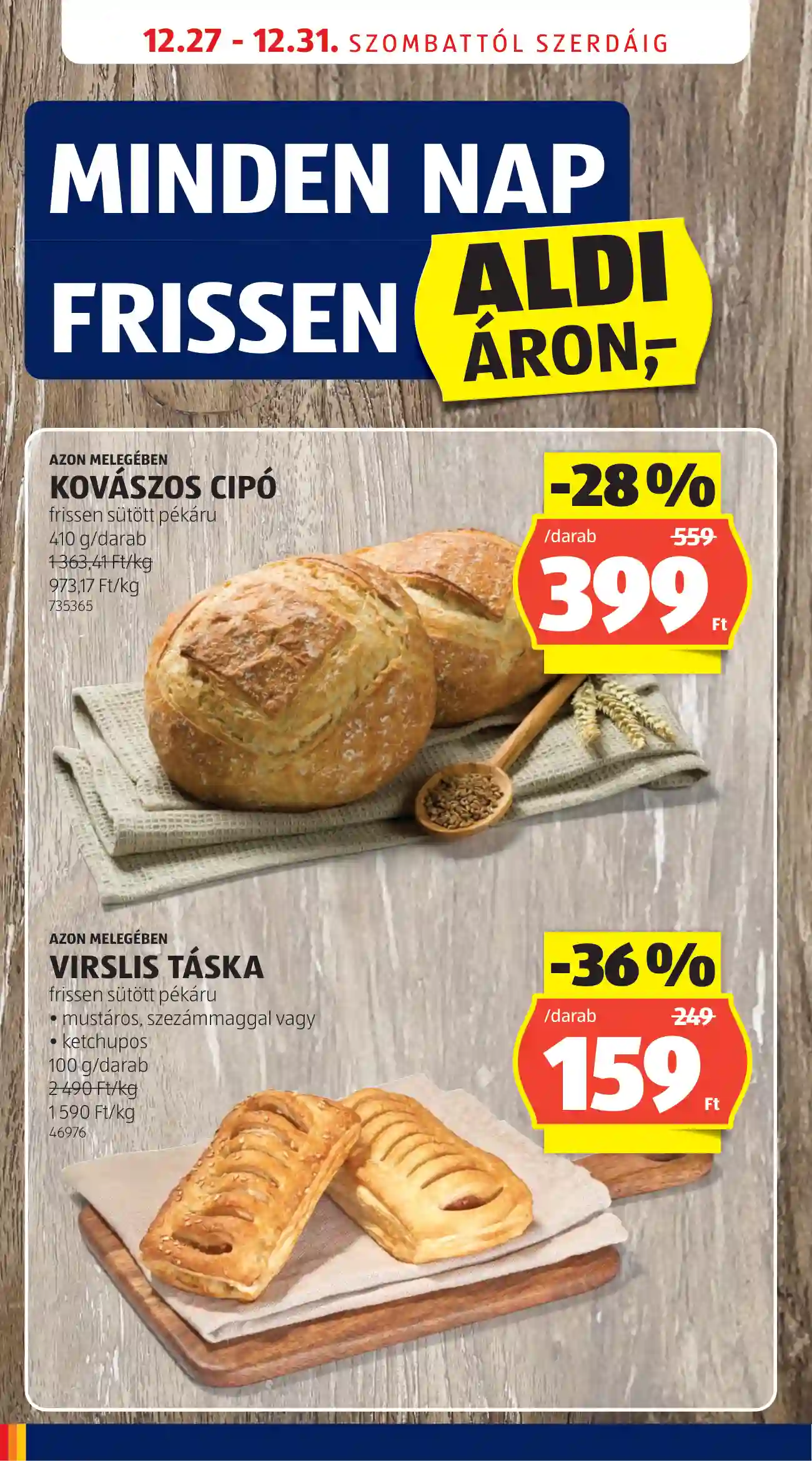 Aldi akciós újság 52. hét (19 oldal)