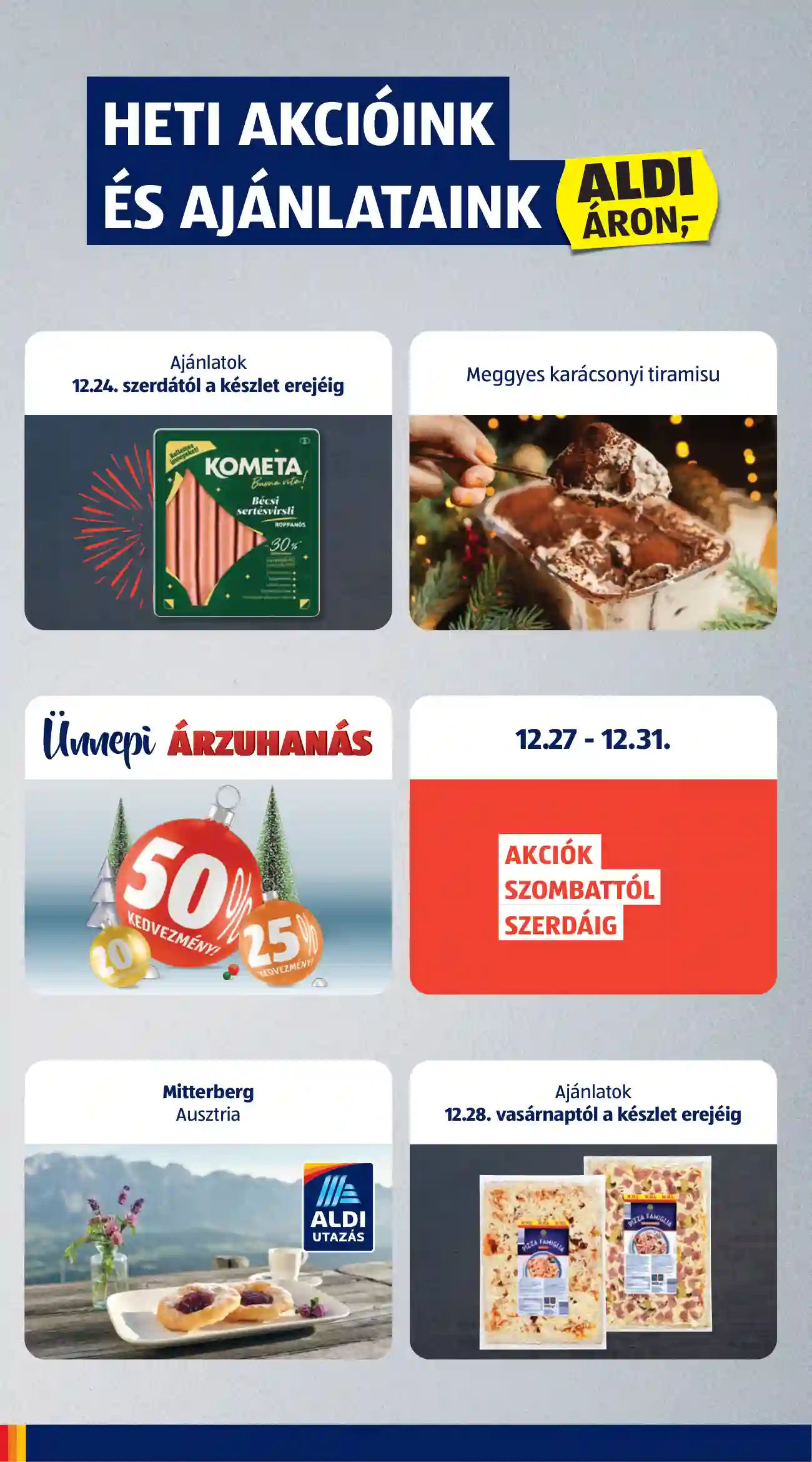 Aldi akciós újság 52. hét (2 oldal)