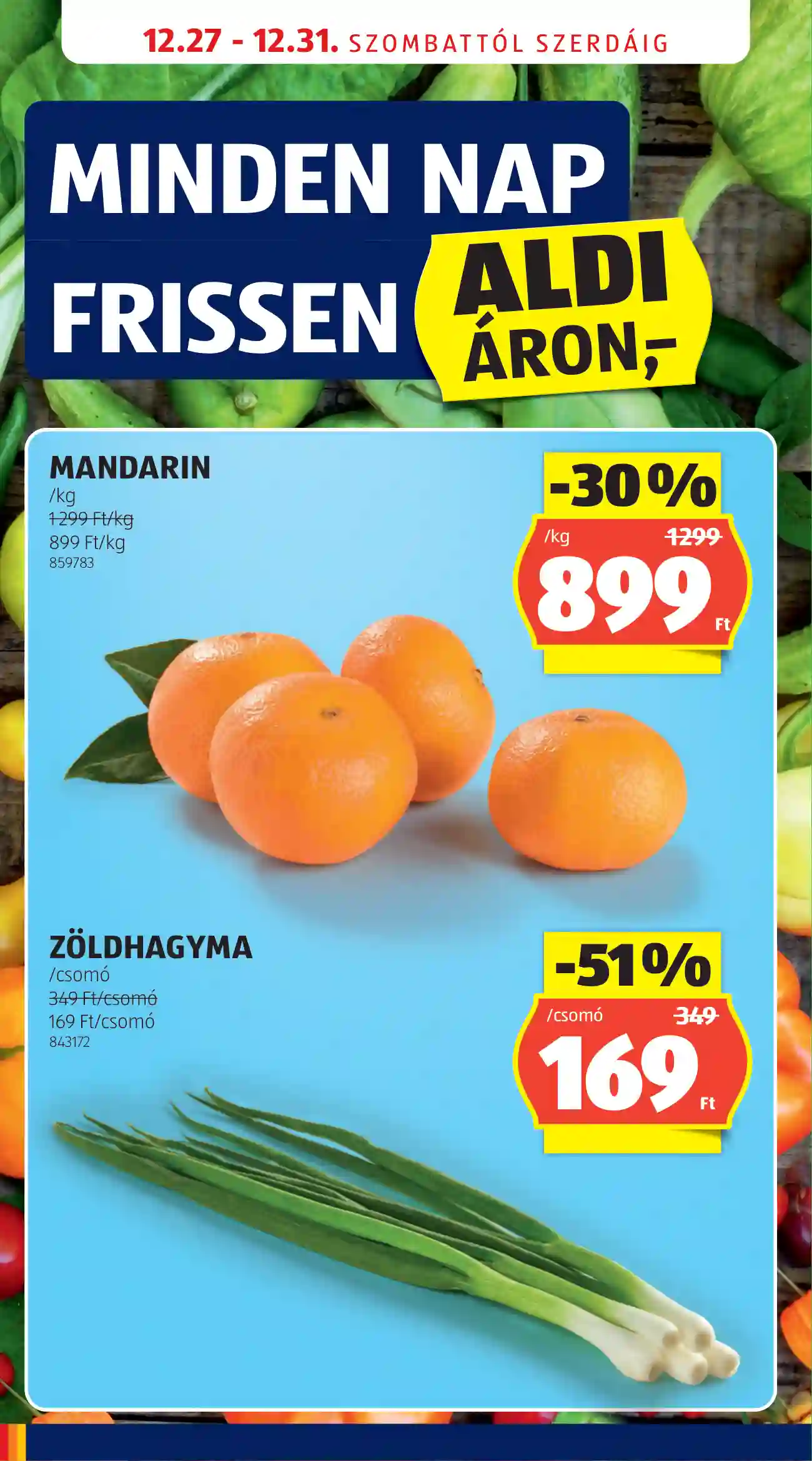 Aldi akciós újság 52. hét (21 oldal)