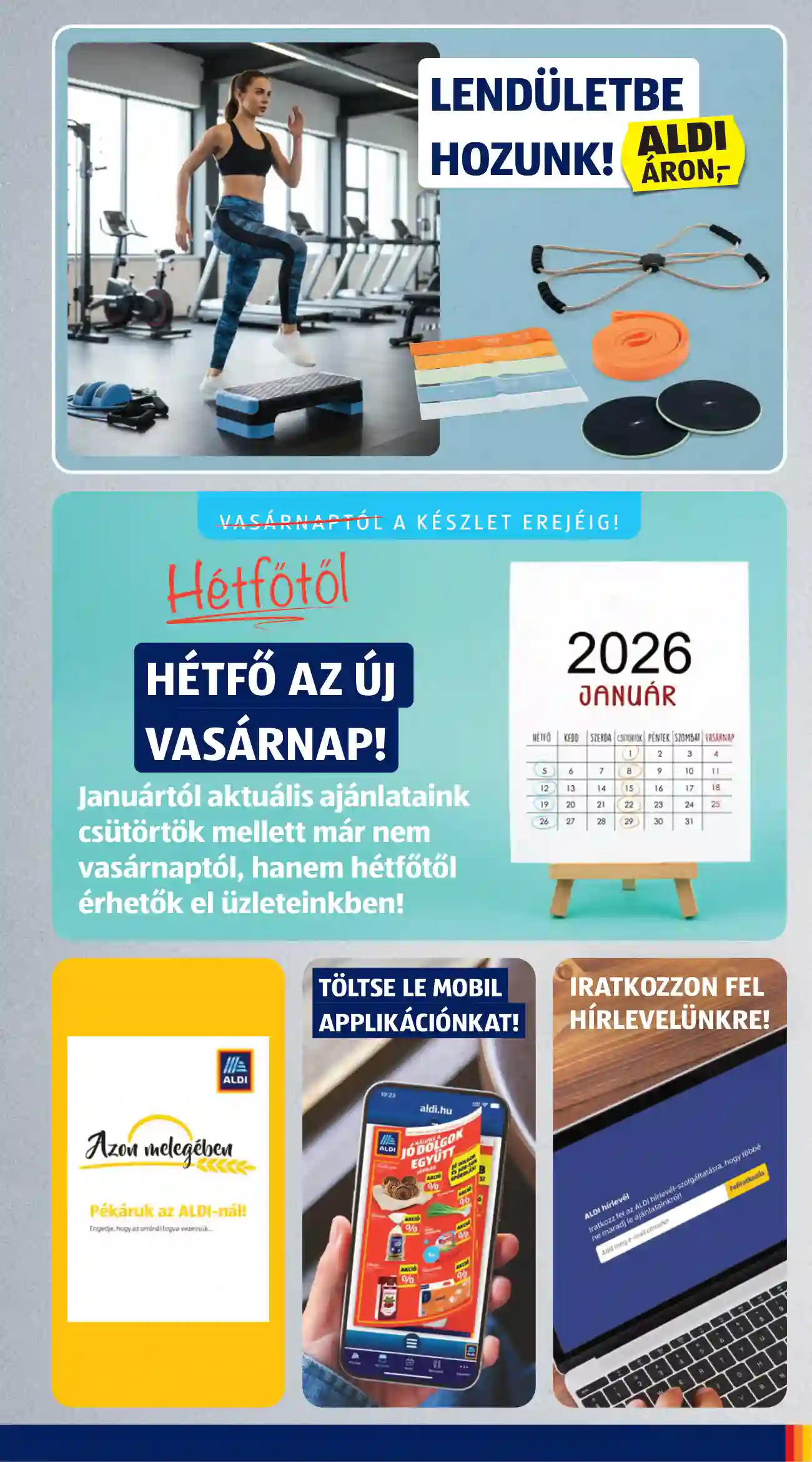 Aldi akciós újság 1. hét (13 oldal)