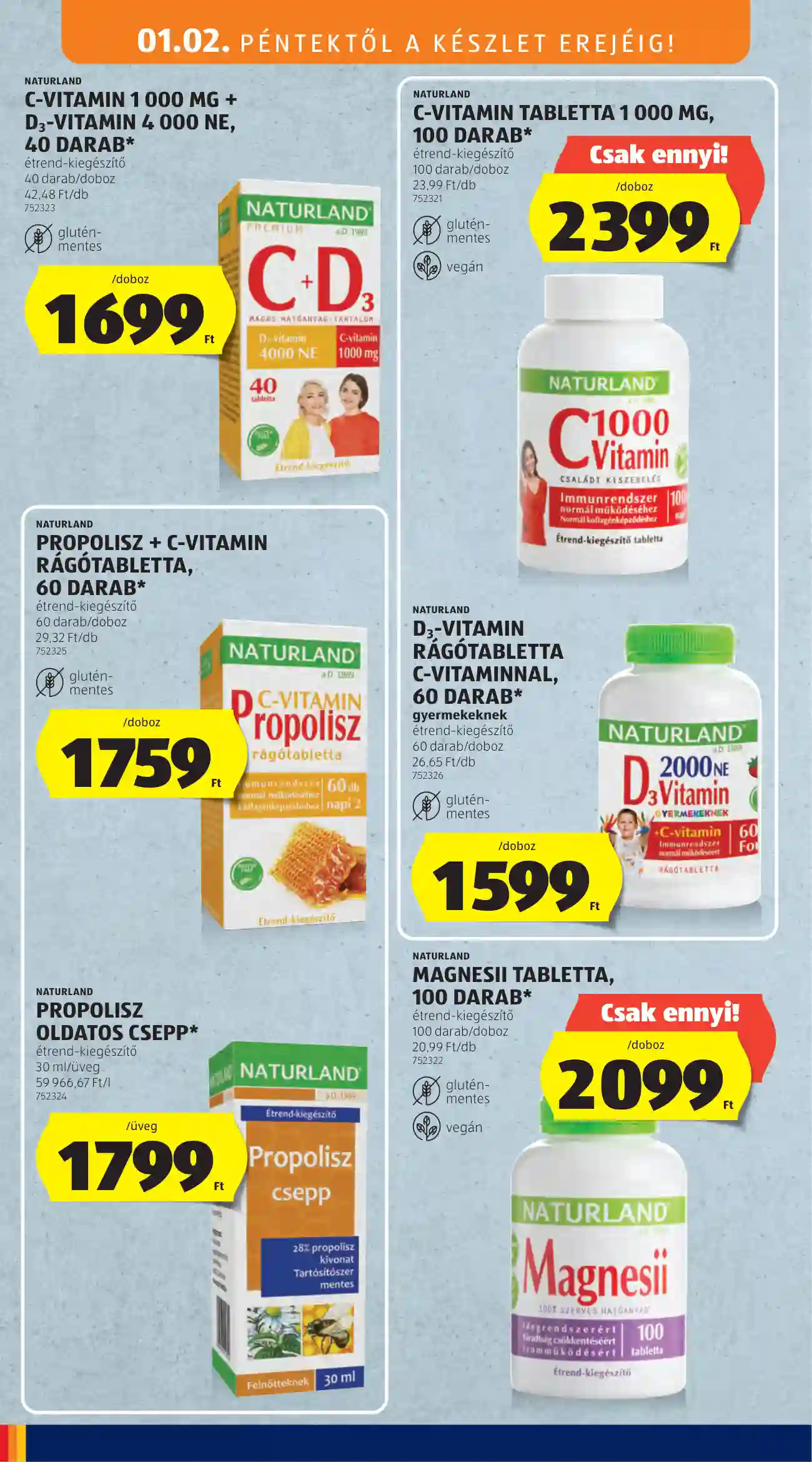 Aldi akciós újság 1. hét (15 oldal)
