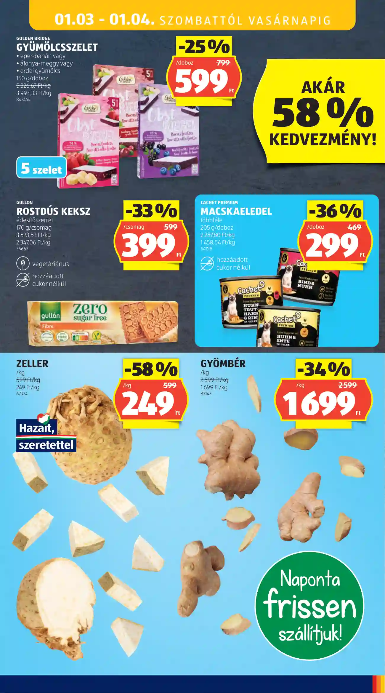 Aldi akciós újság 1. hét (18 oldal)