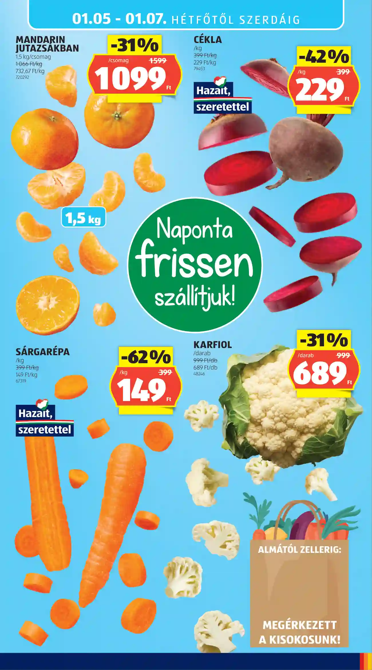 Aldi akciós újság 1. hét (20 oldal)