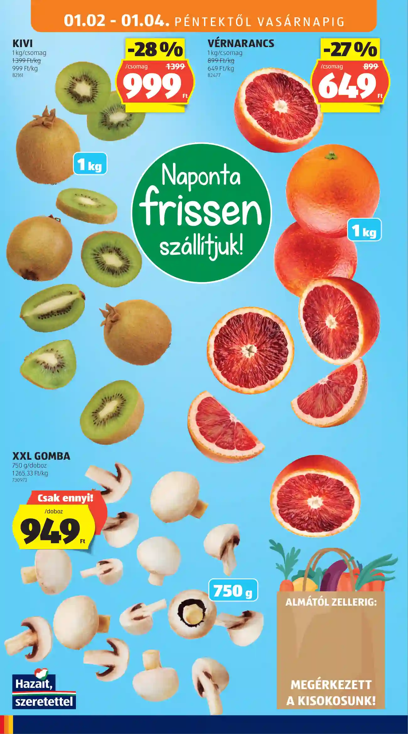 Aldi akciós újság 1. hét (34 oldal)