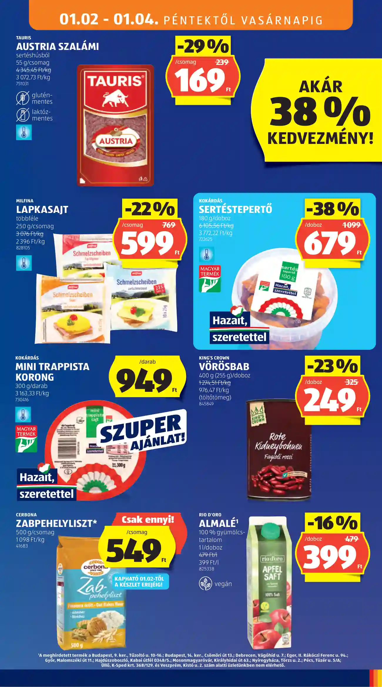 Aldi akciós újság 1. hét (37 oldal)