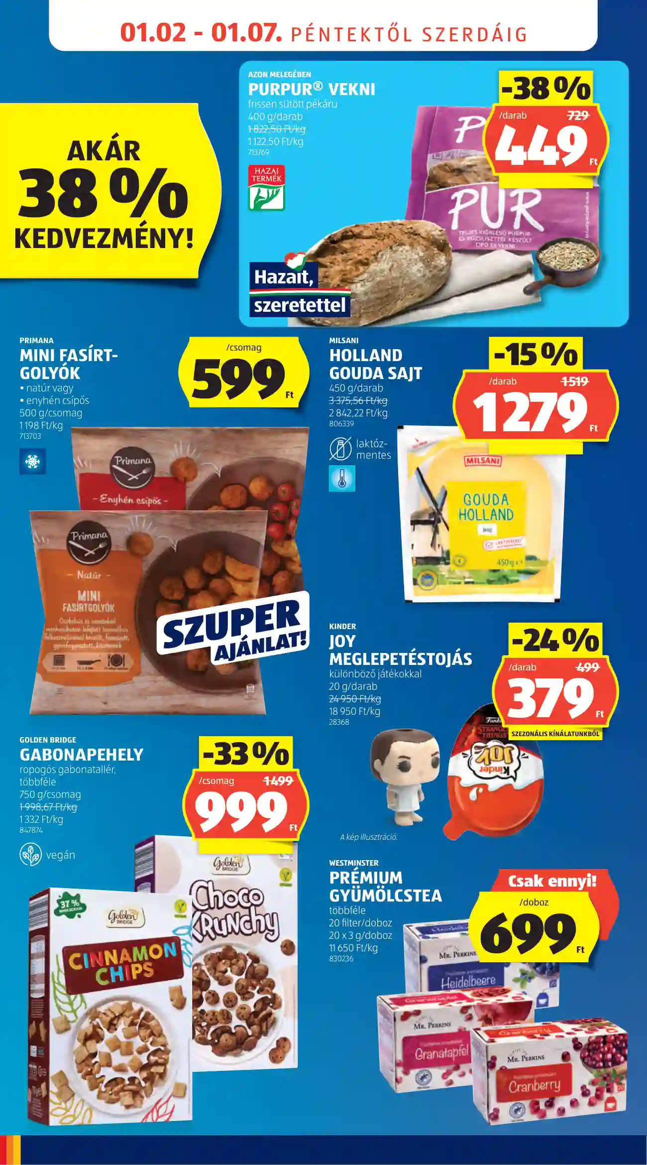 Aldi akciós újság 1. hét (38 oldal)