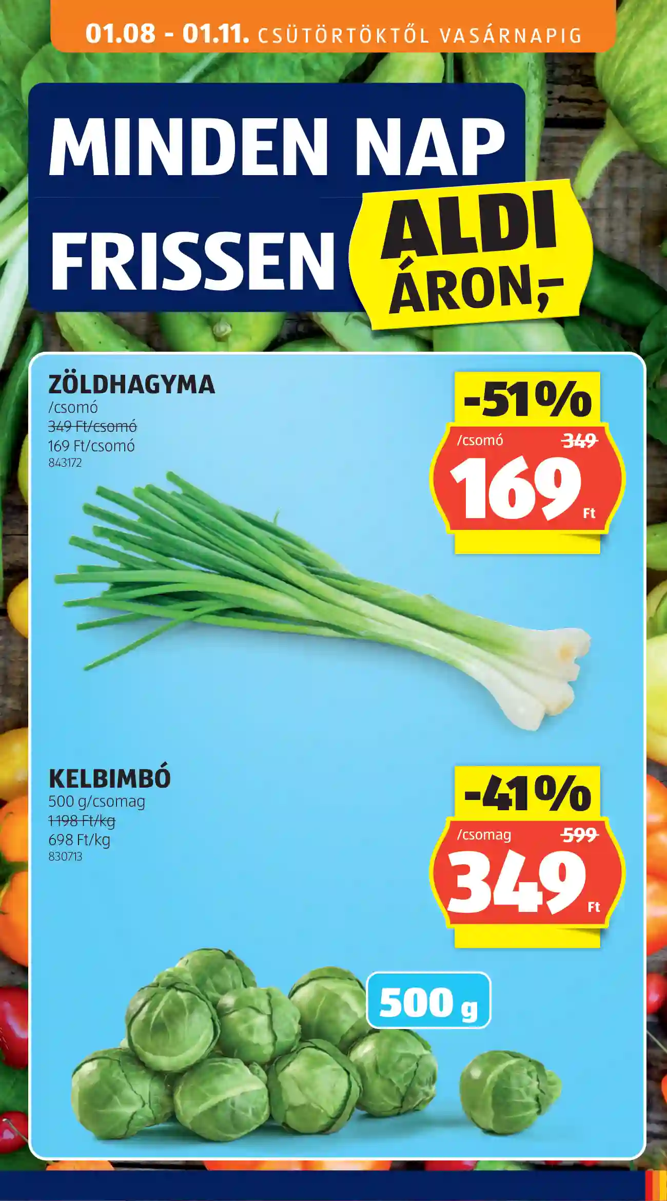 Aldi akciós újság 2. hét (7 oldal)