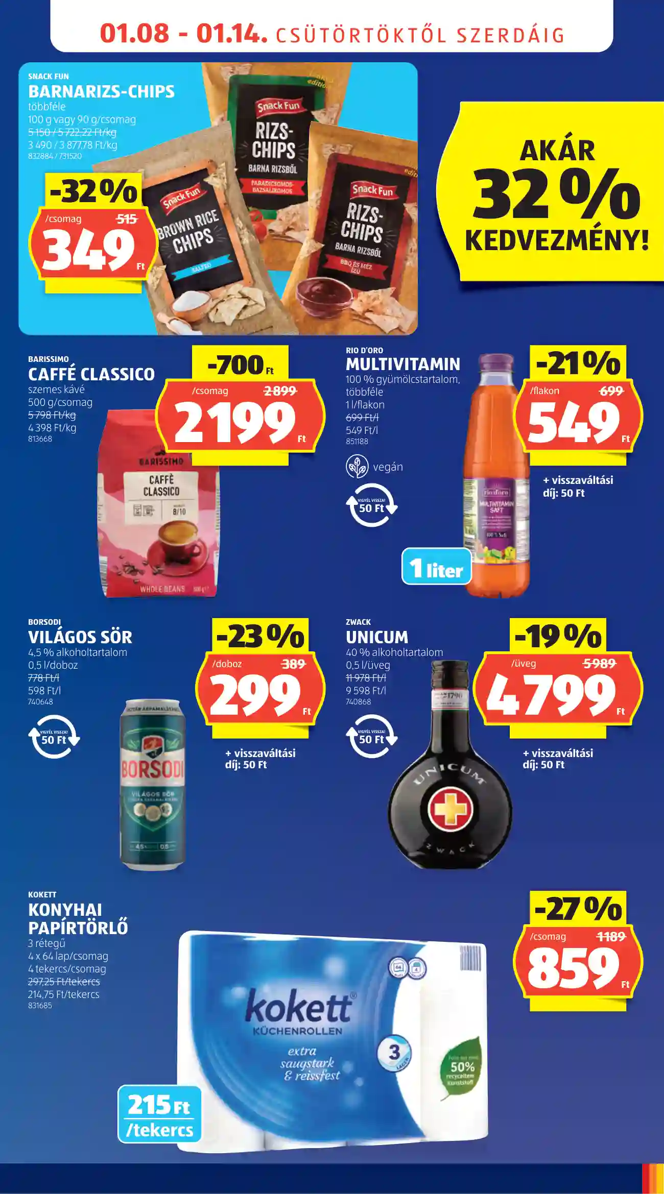 Aldi akciós újság 2. hét (7 oldal)