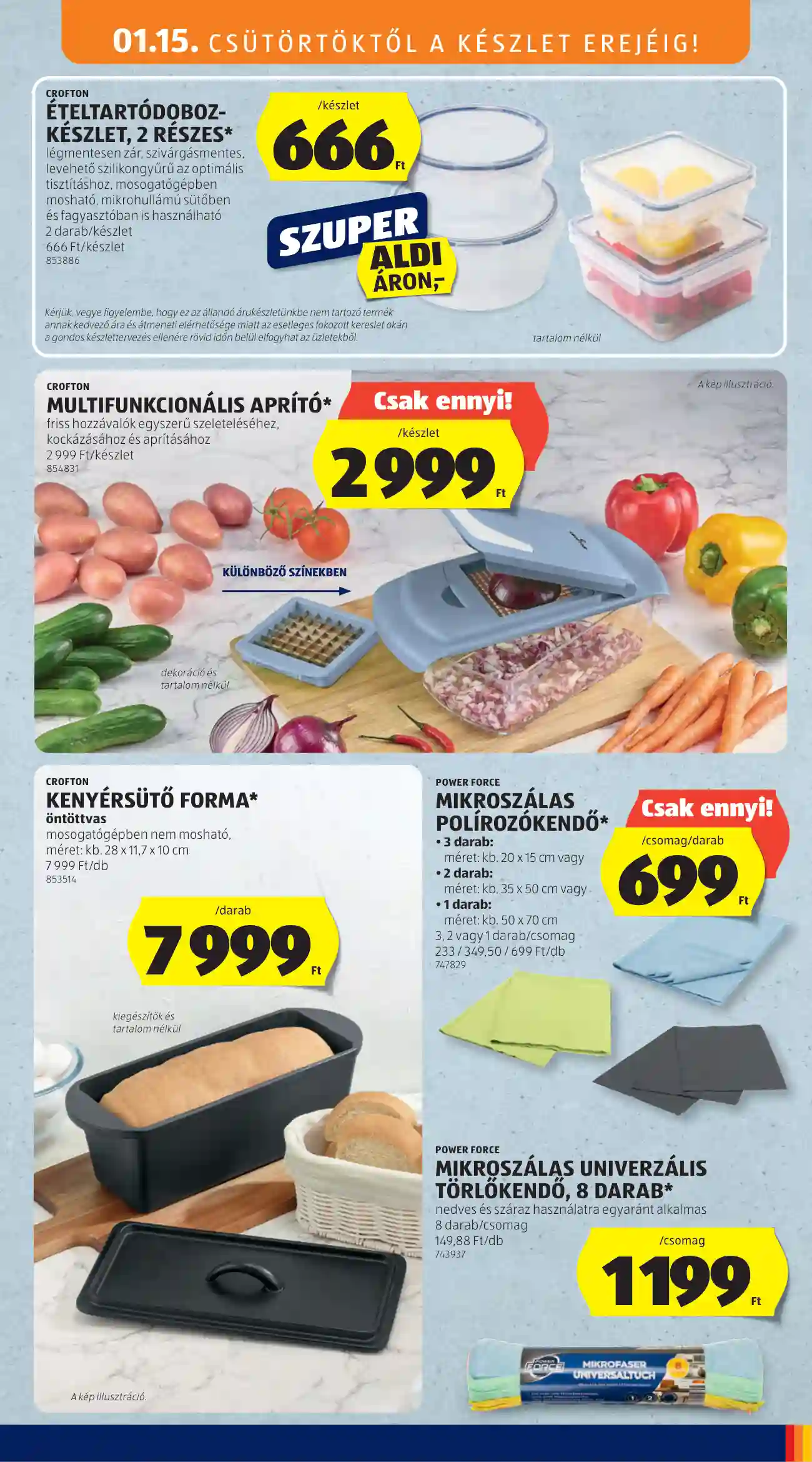 Aldi akciós újság 3. hét (20 oldal)
