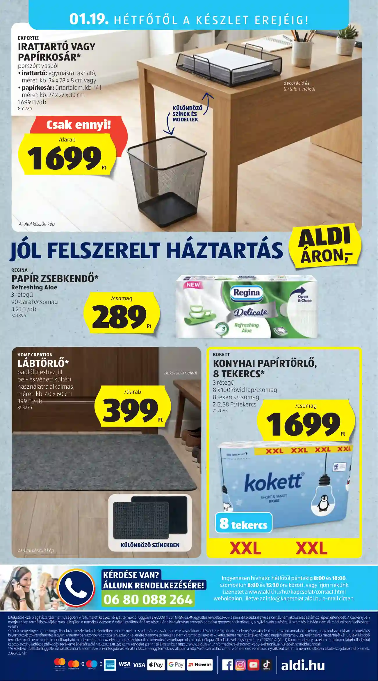 Aldi akciós újság 3. hét (43 oldal)