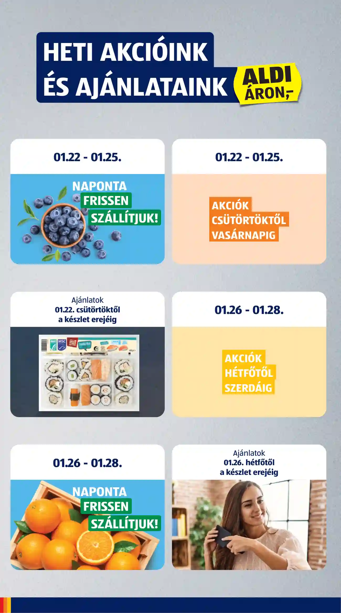 Aldi akciós újság 4. hét (2 oldal)