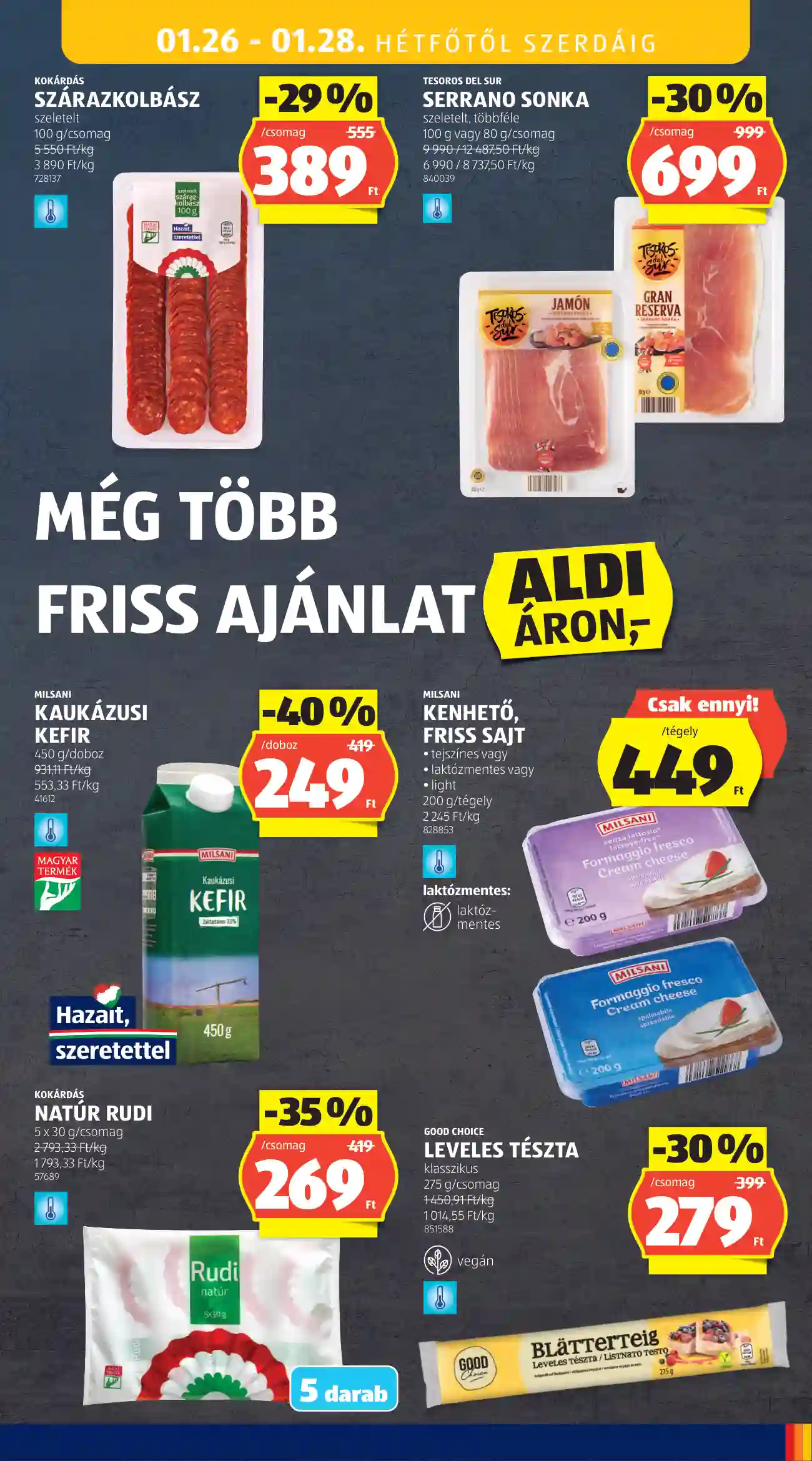 Aldi akciós újság 4. hét (22 oldal)