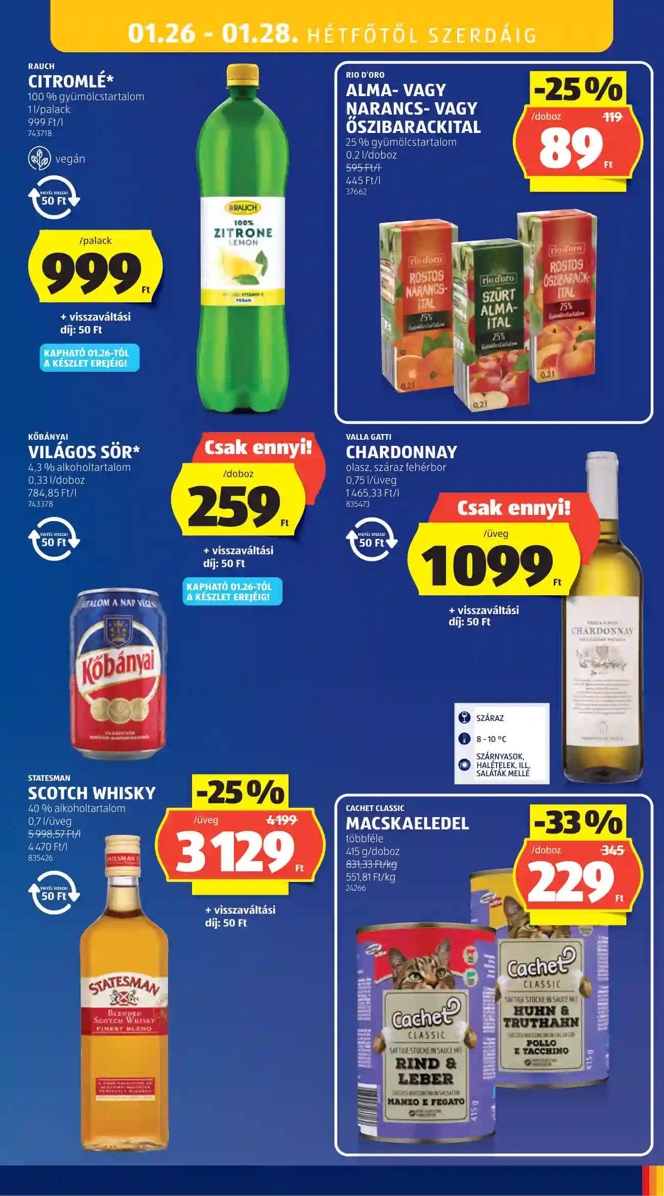 Aldi akciós újság 4. hét (31 oldal)