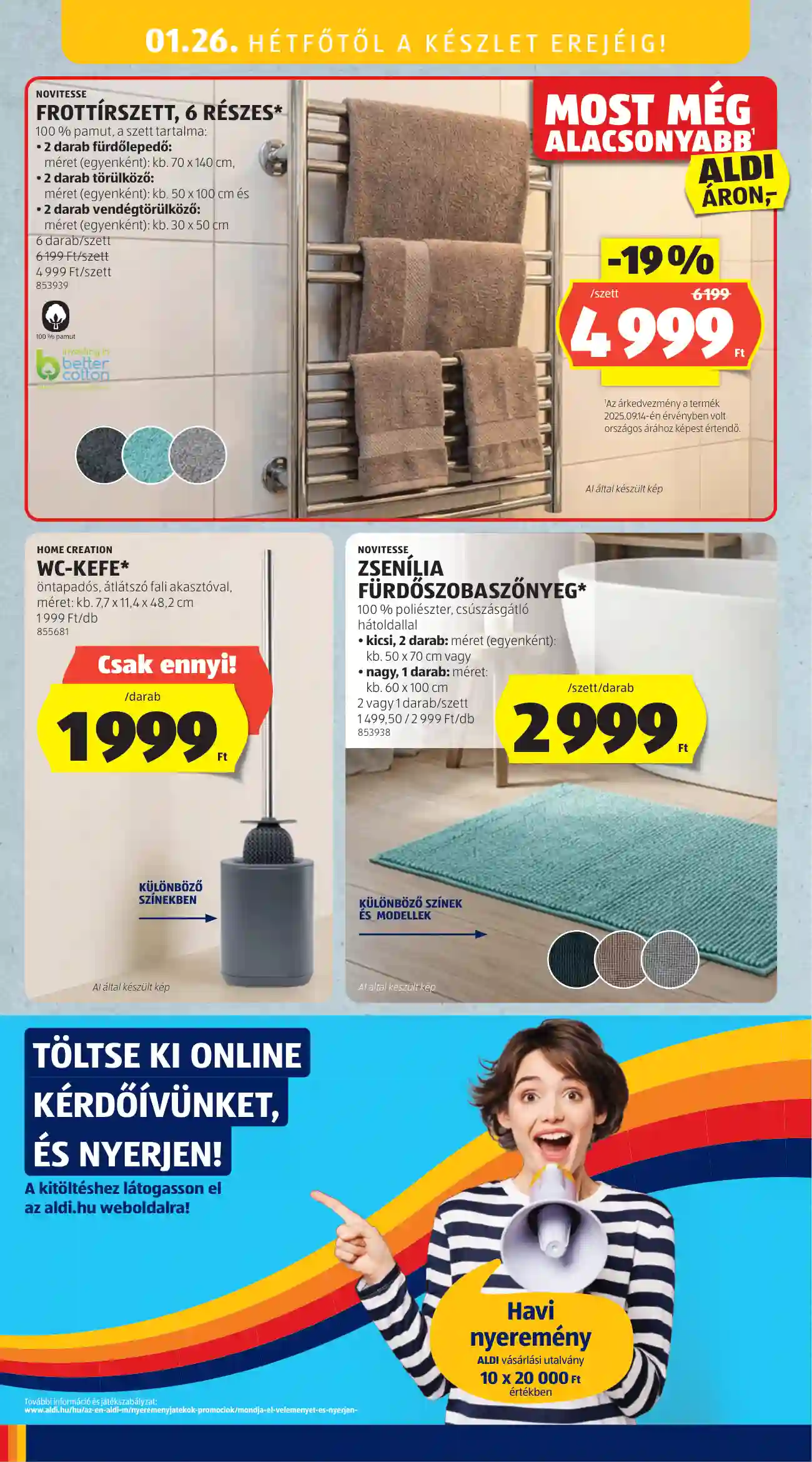 Aldi akciós újság 4. hét (37 oldal)