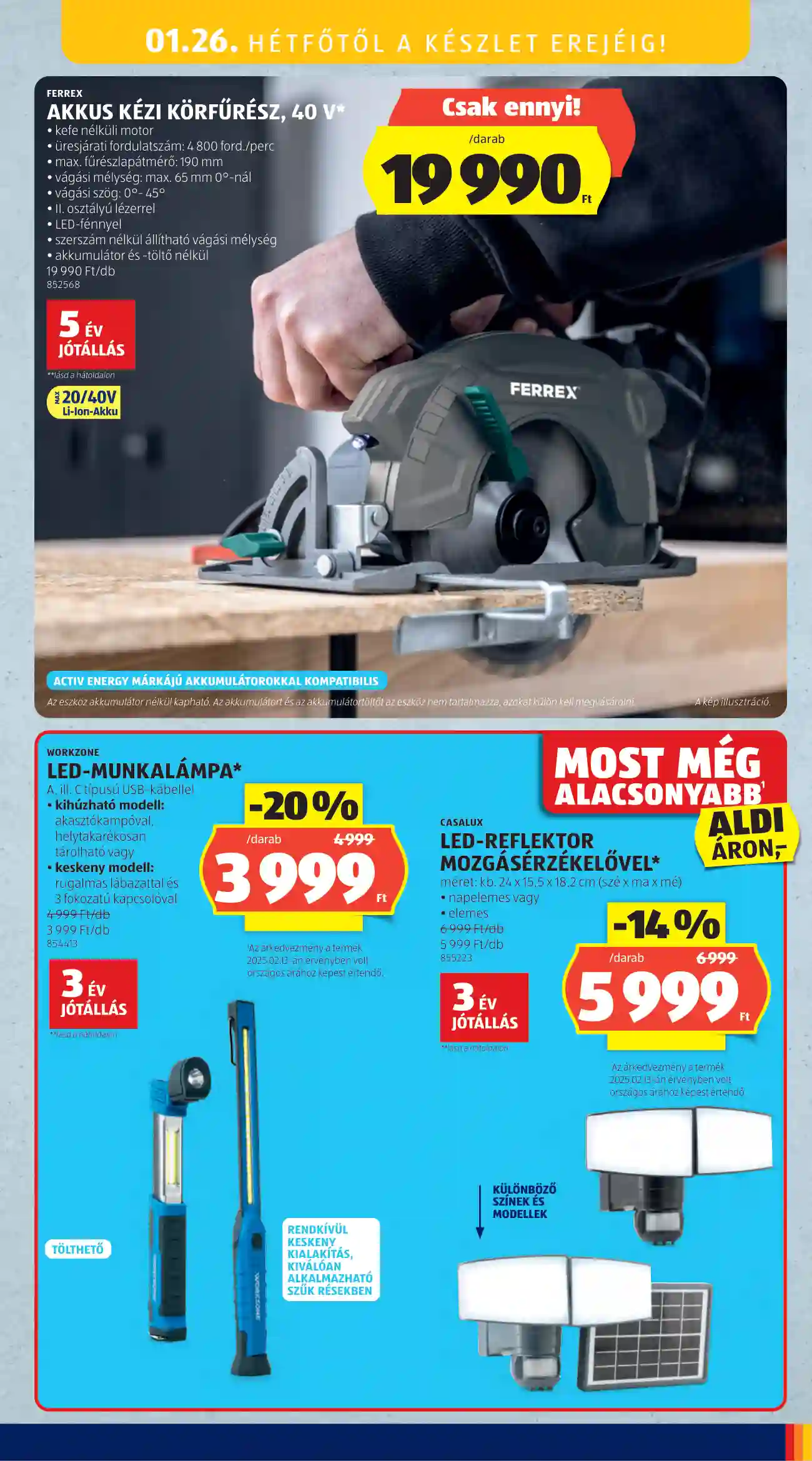 Aldi akciós újság 4. hét (40 oldal)