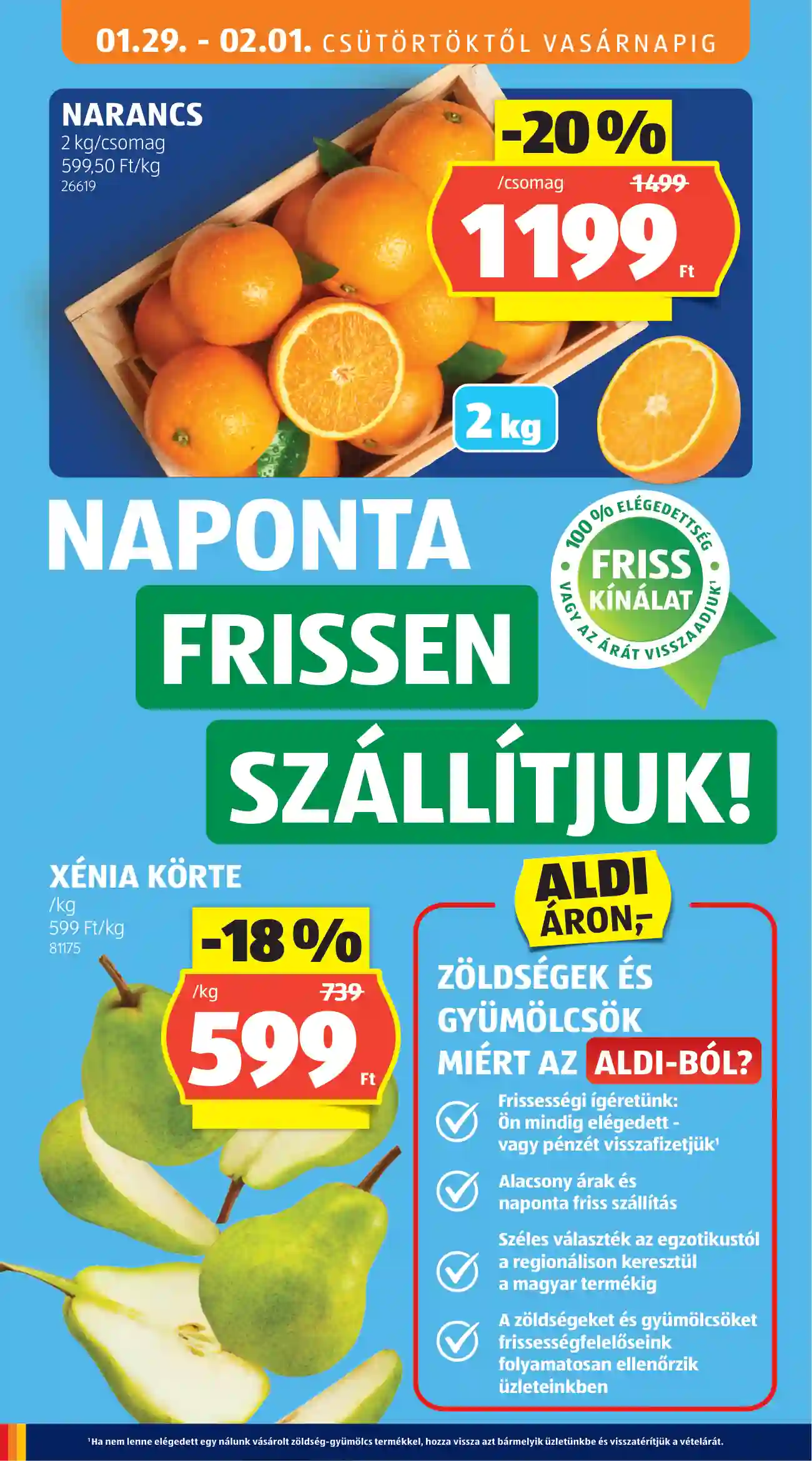 Aldi akciós újság 5. hét (6 oldal)