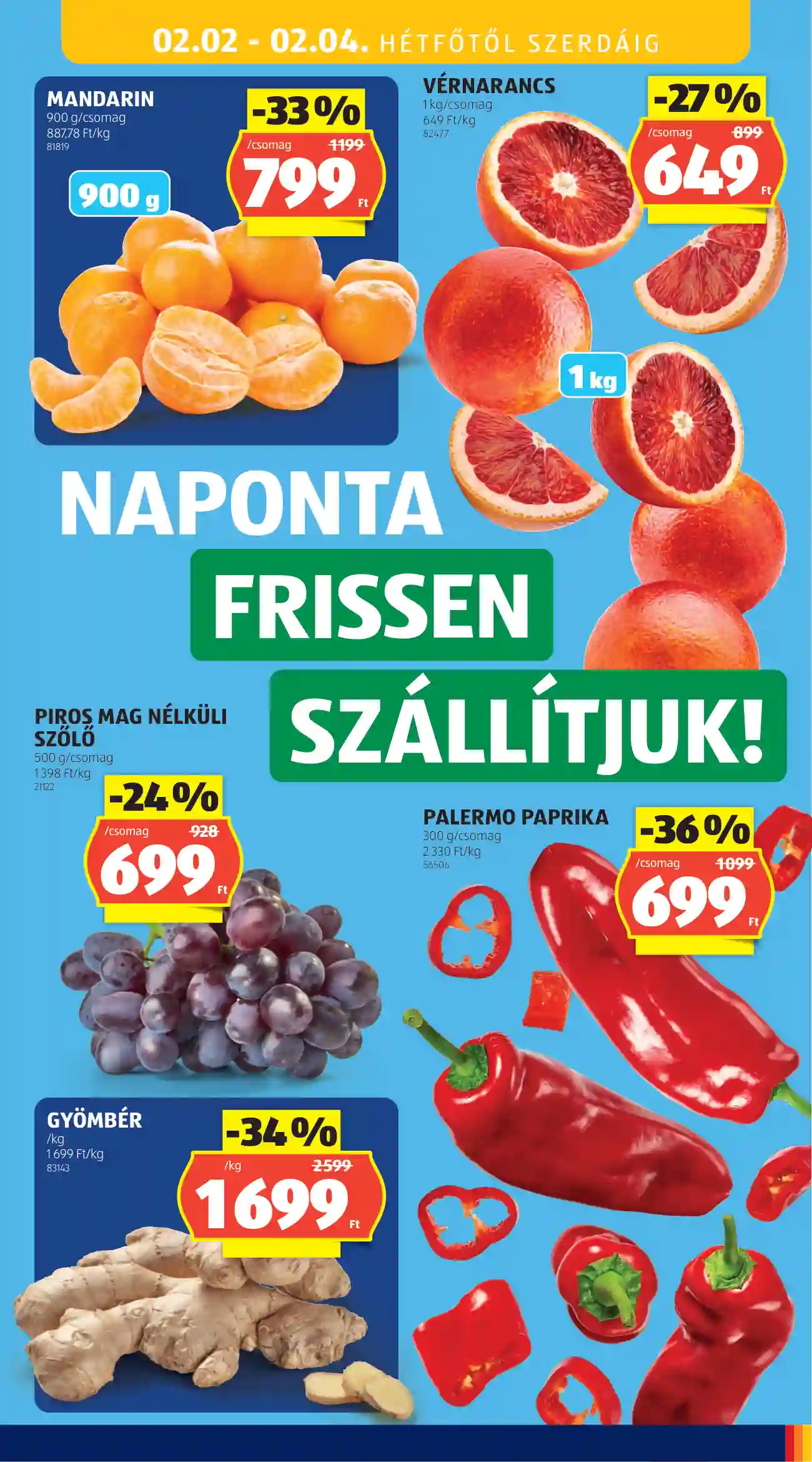 Aldi akciós újság 5. hét (20 oldal)
