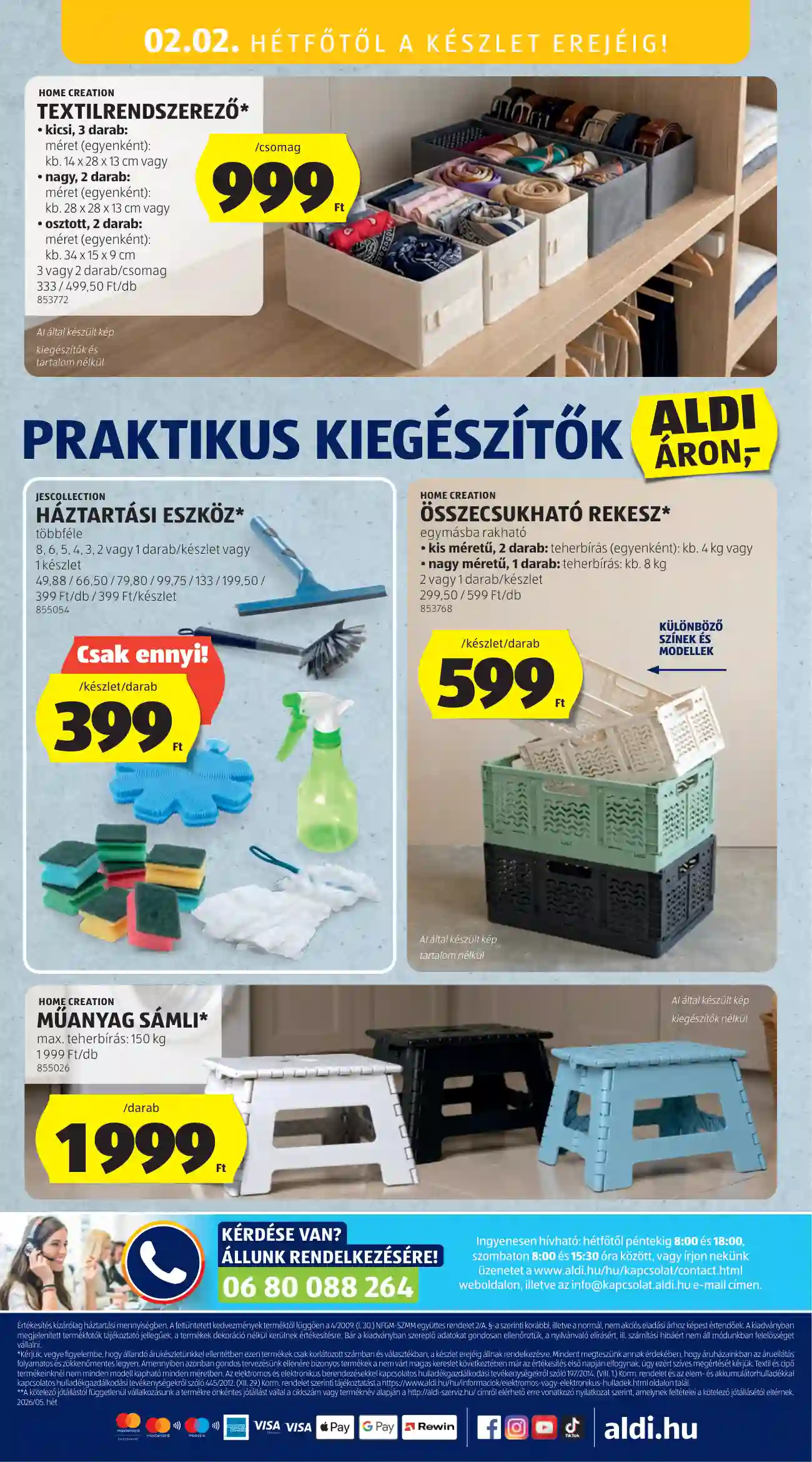 Aldi akciós újság 5. hét (39 oldal)