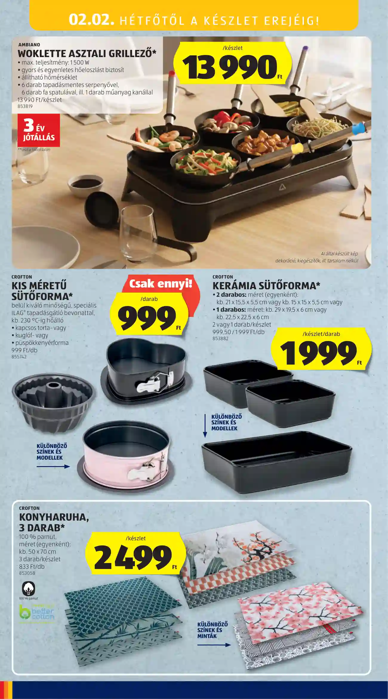 Aldi akciós újság 5. hét (34 oldal)
