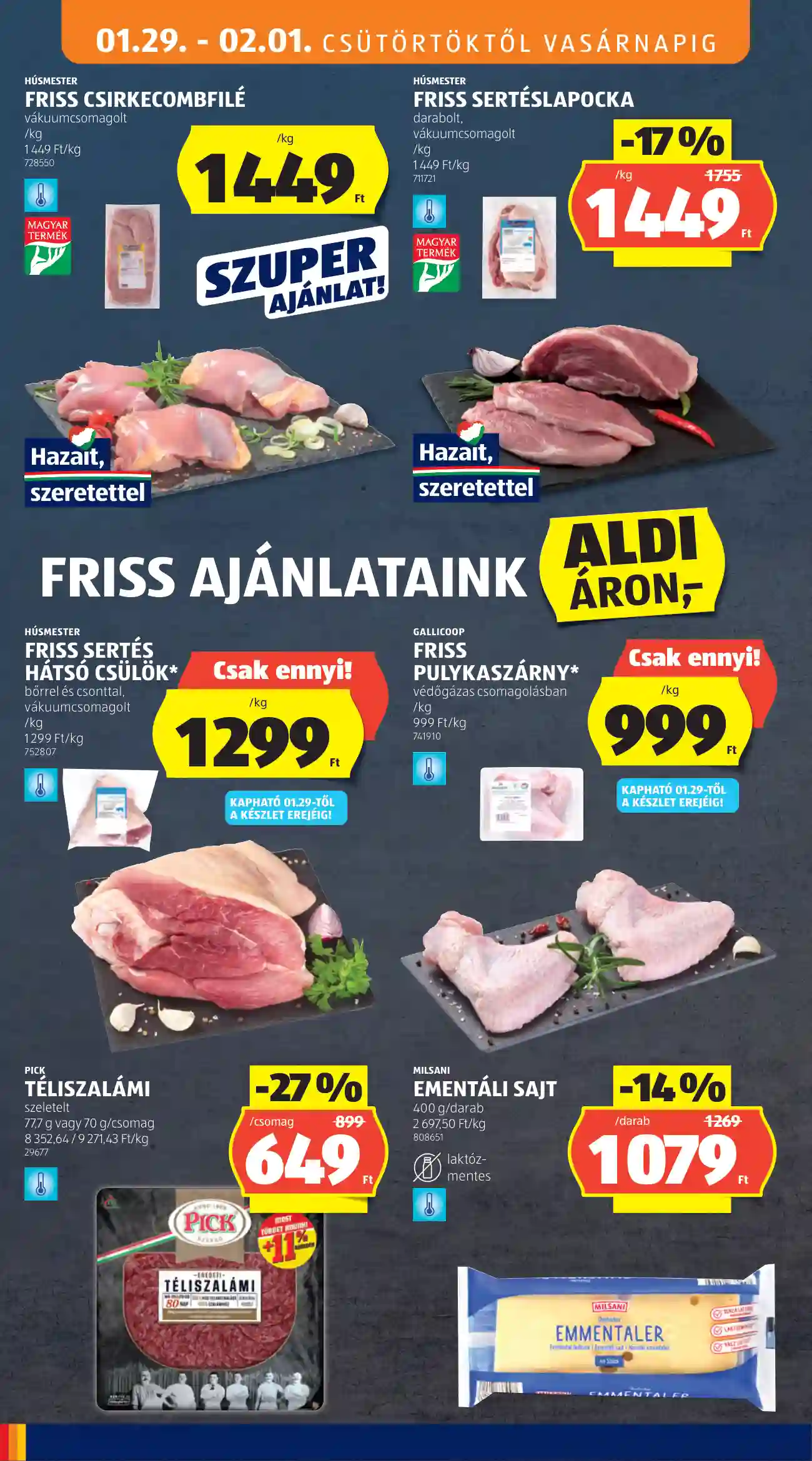 Aldi akciós újság 5. hét (45 oldal)