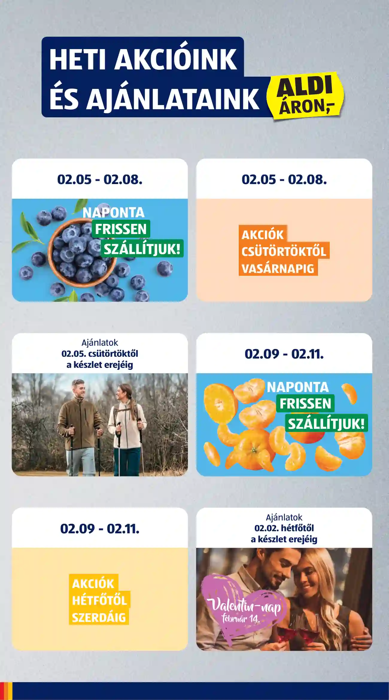 Aldi akciós újság 6. hét (2 oldal)