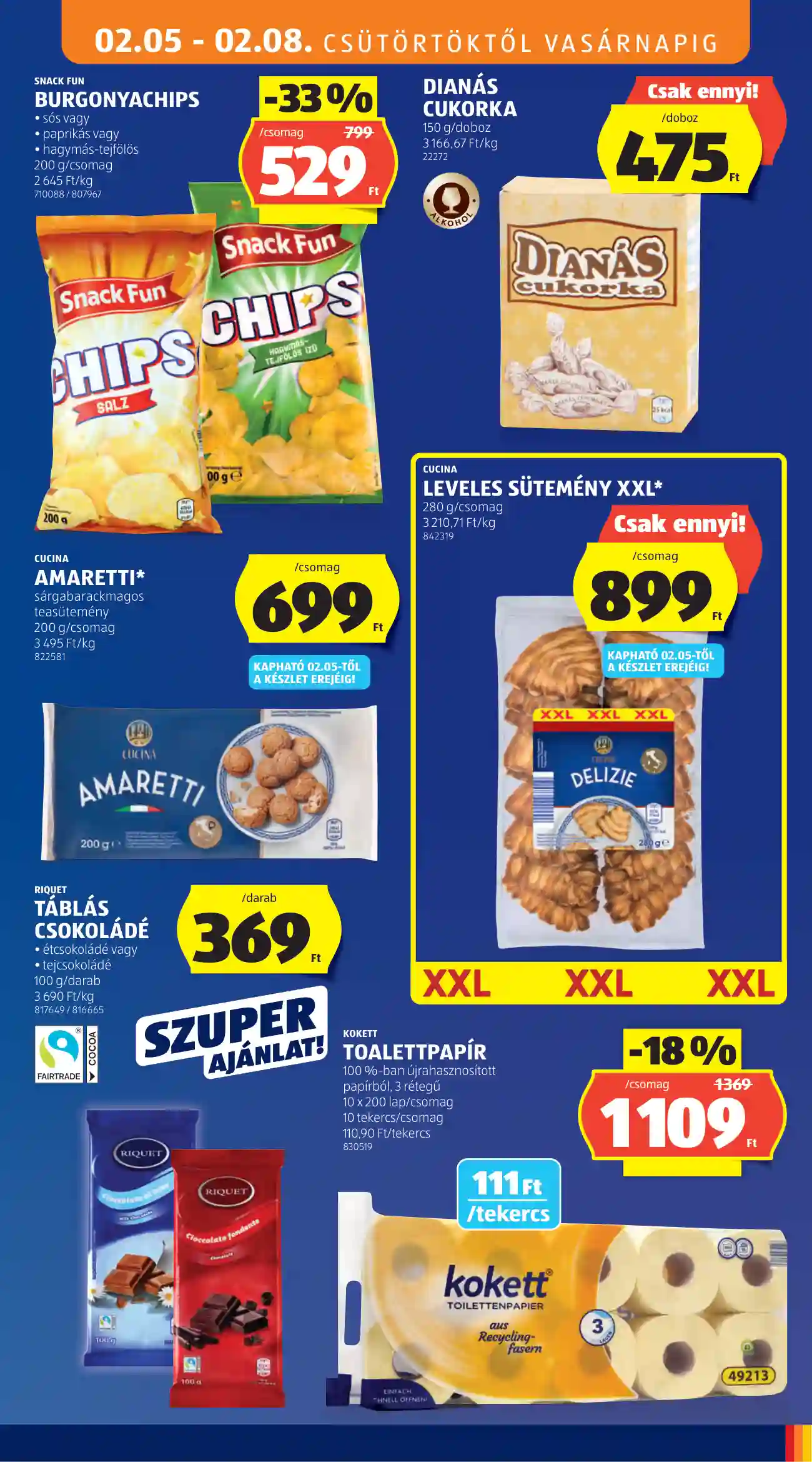 Aldi akciós újság 6. hét (3 oldal)