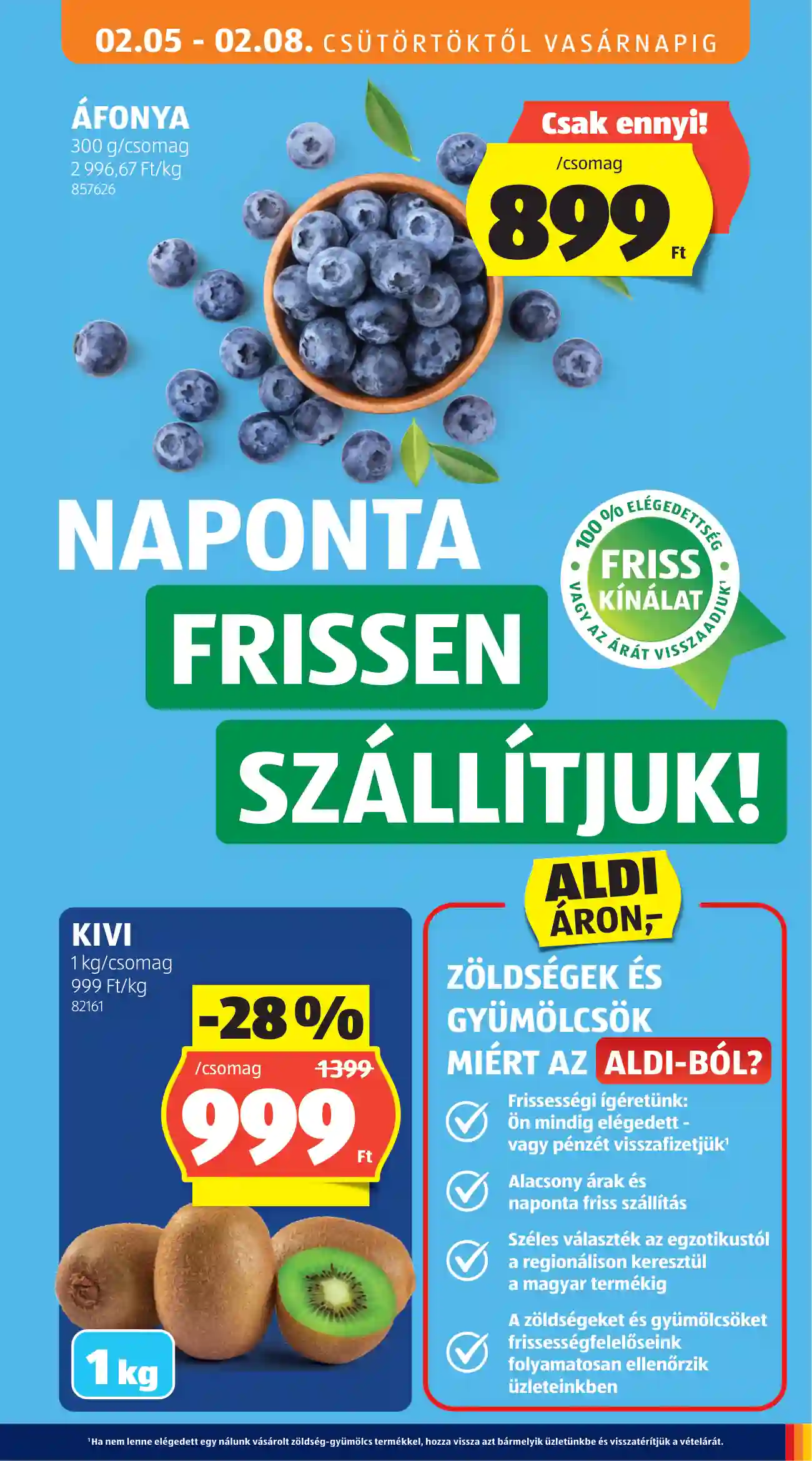 Aldi akciós újság 6. hét (5 oldal)