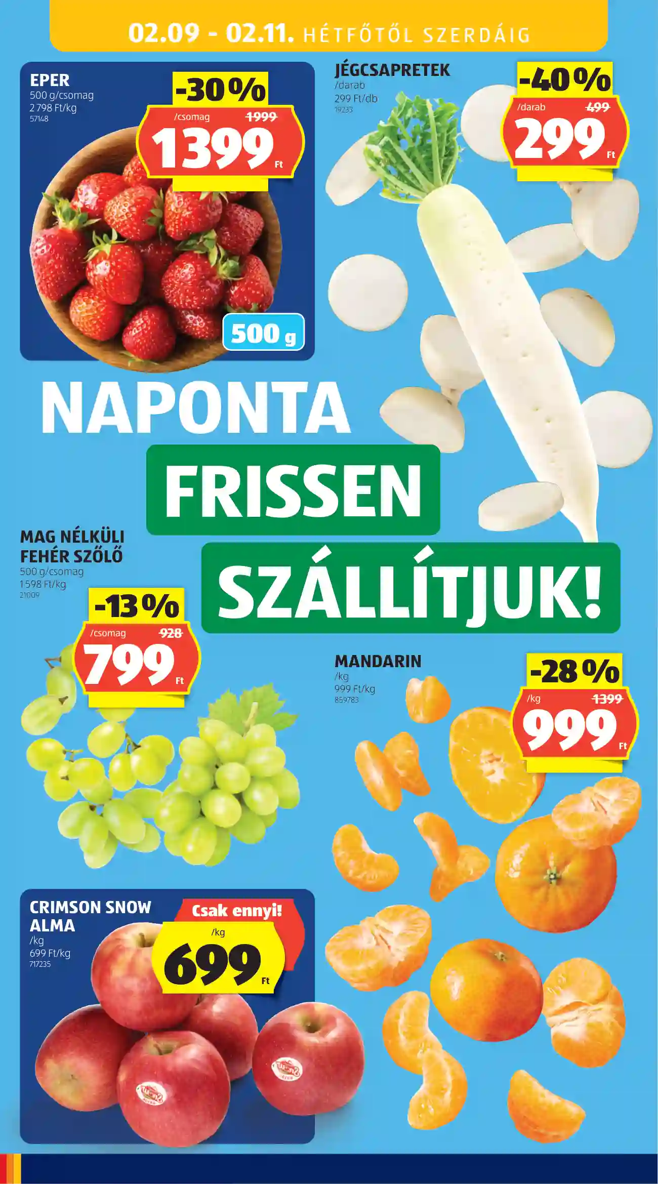 Aldi akciós újság 6. hét (21 oldal)