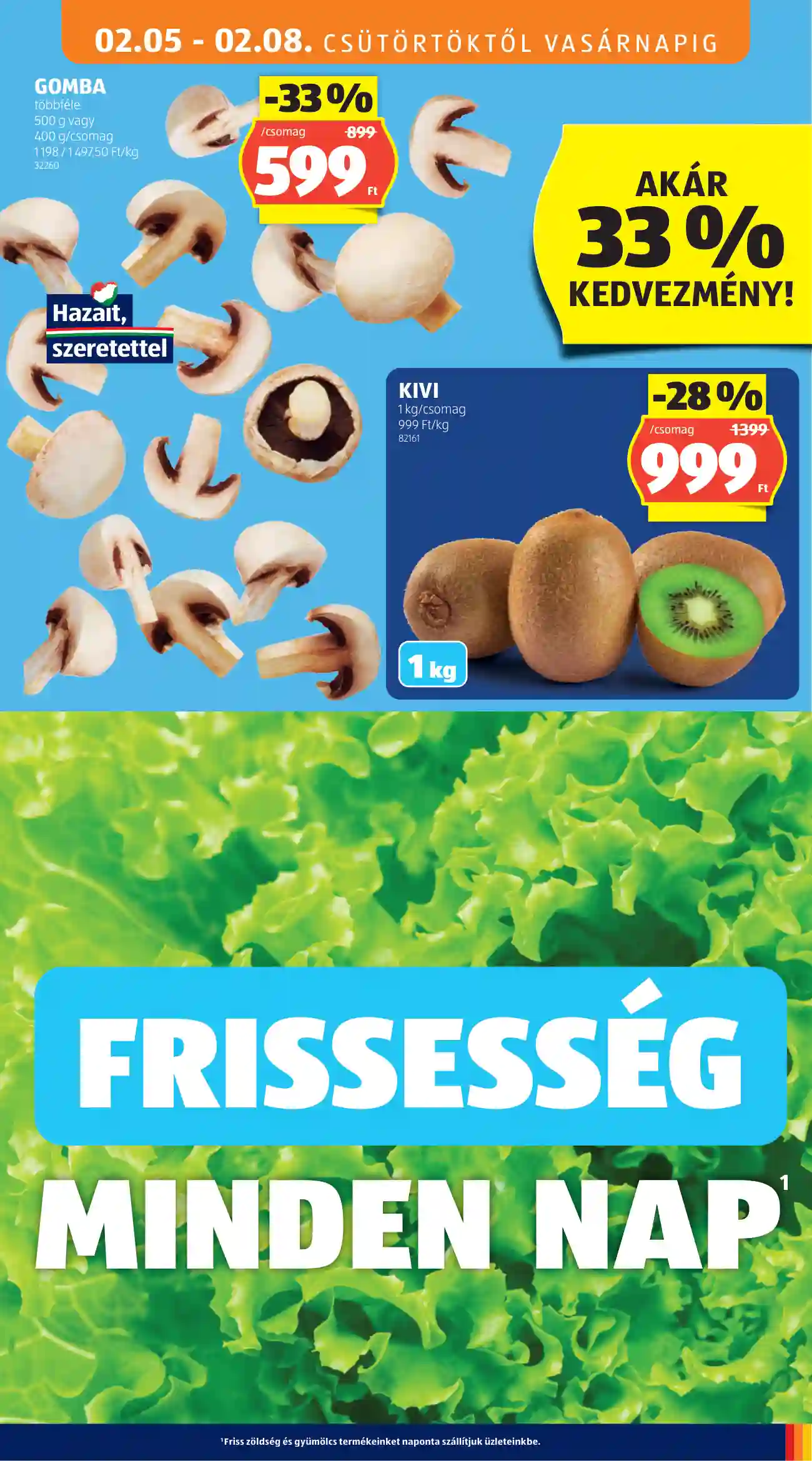Aldi akciós újság 6. hét (35 oldal)