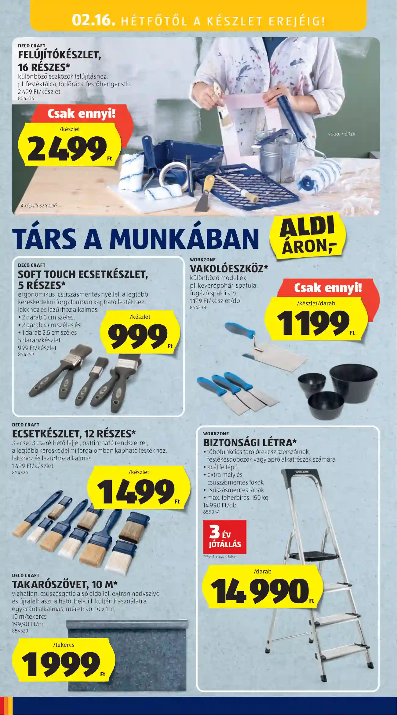 Aldi akciós újság 7. hét (34 oldal)